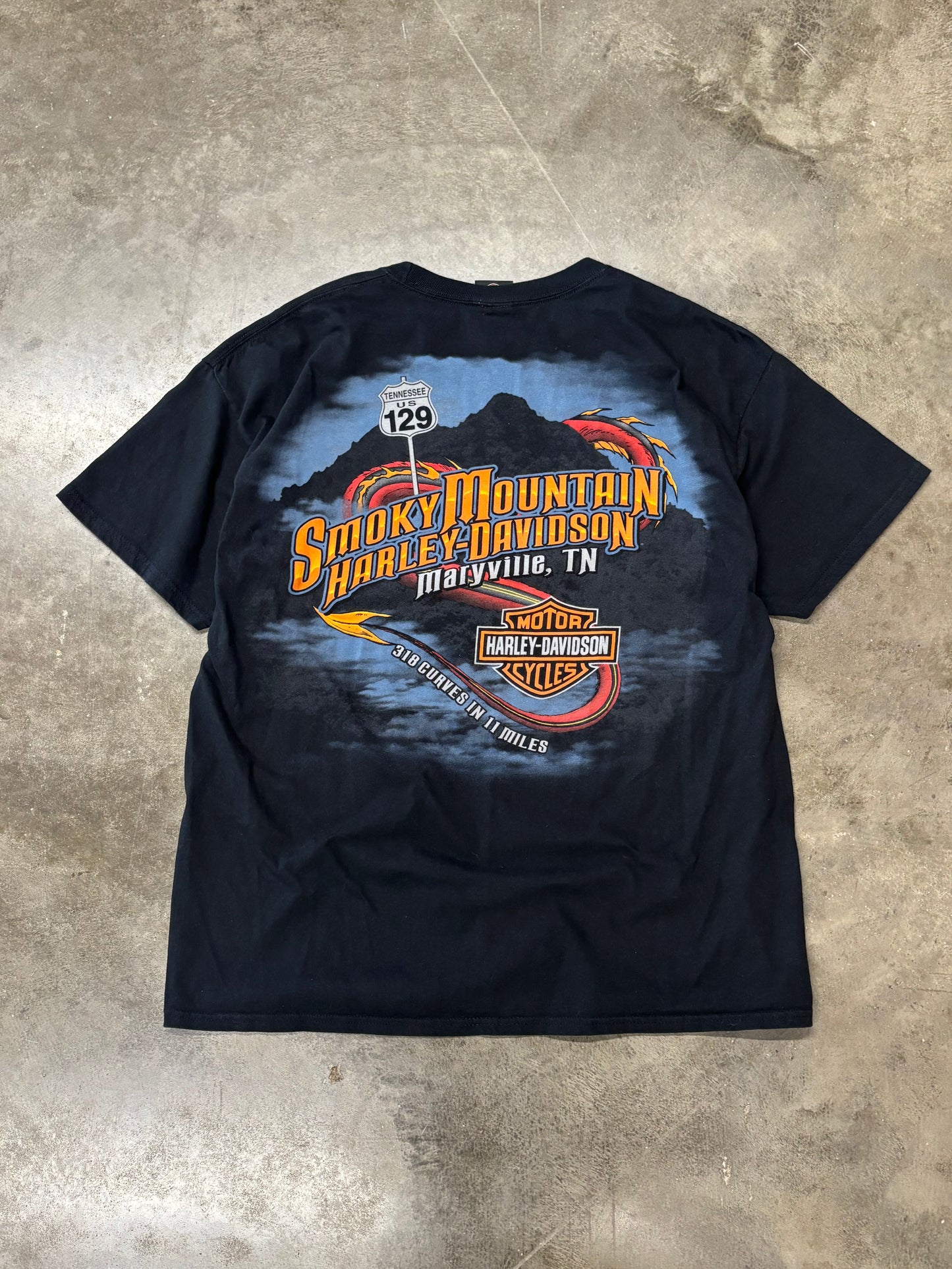 Harley Davidson Smokey Mountain shirt size xl