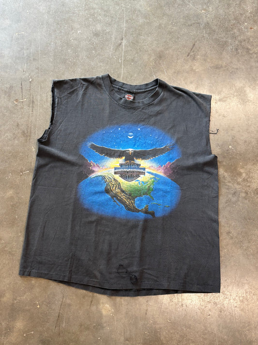 Vintage Harley Davidson Global Eagle shirt size xl
