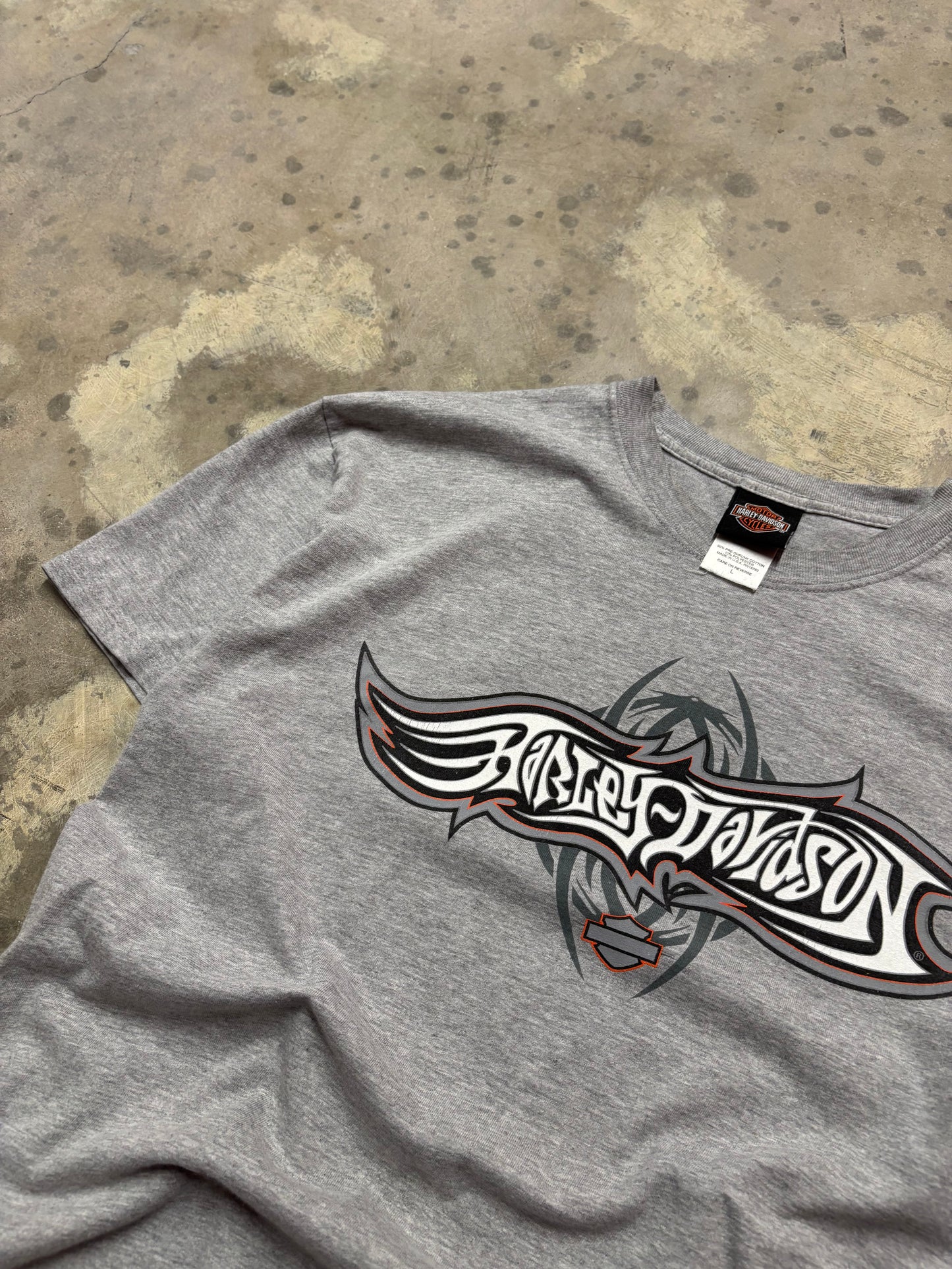 Vintage Harley Davidson boneless spiderweb shirt size large