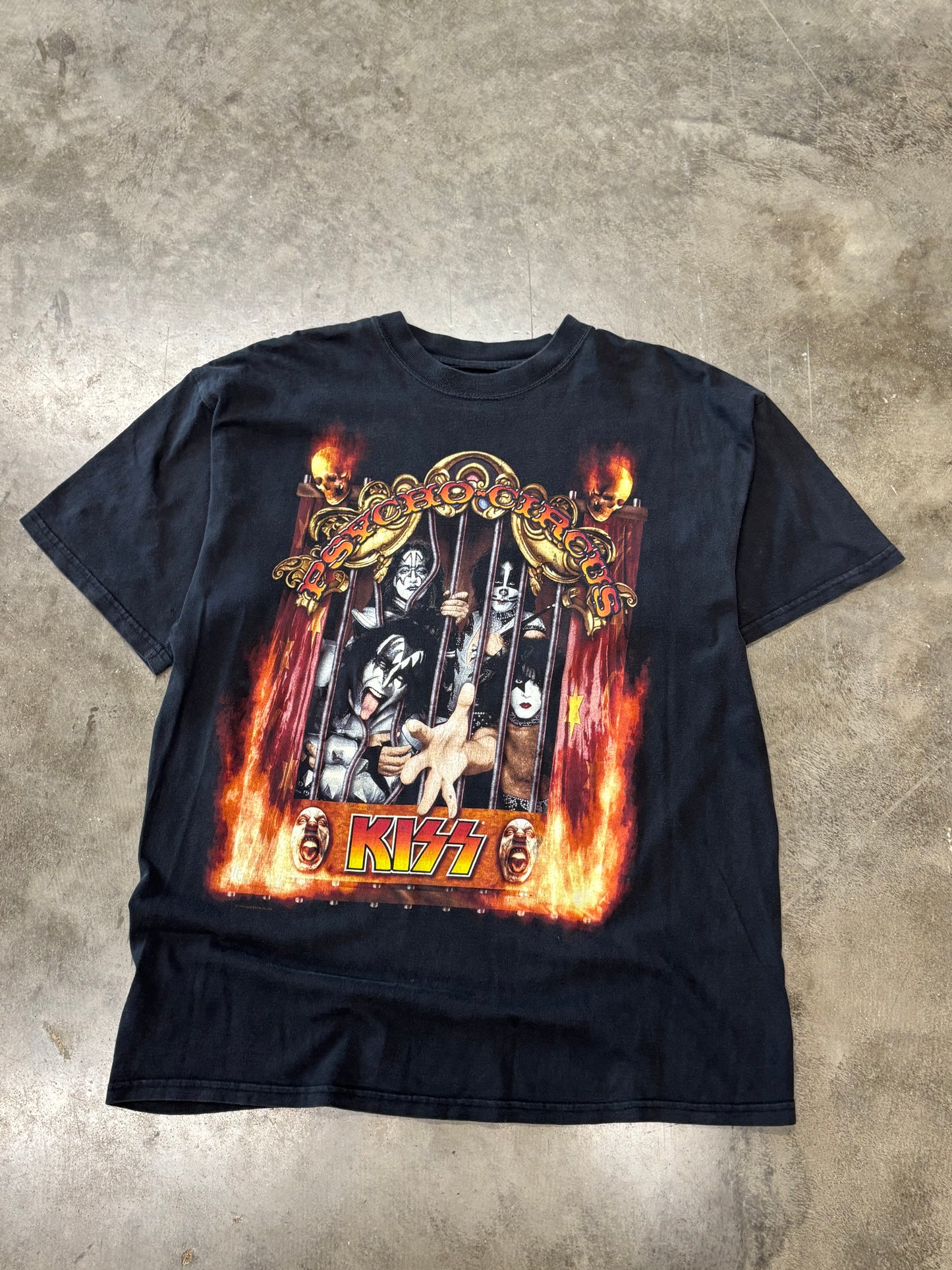 Vintage Kiss Pyscho Circus shirt size xl