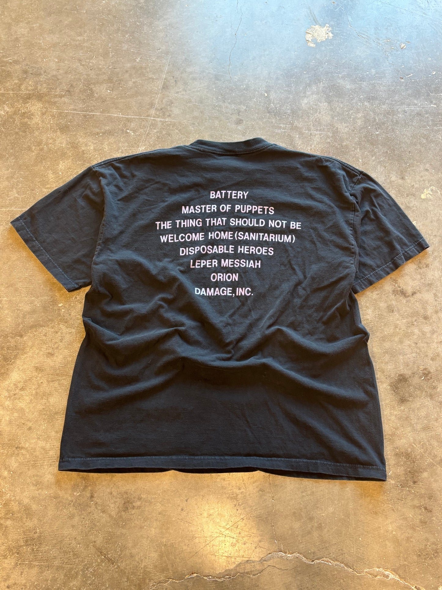 Vintage 1994 Master Of Puppets Metallica shirt size XL