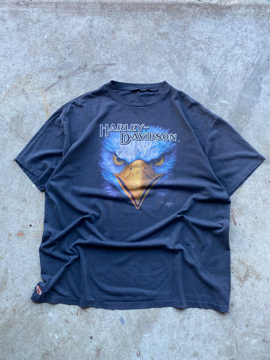 Vintage Harley Davidson 3d Emblem Eagle shirt size XXL