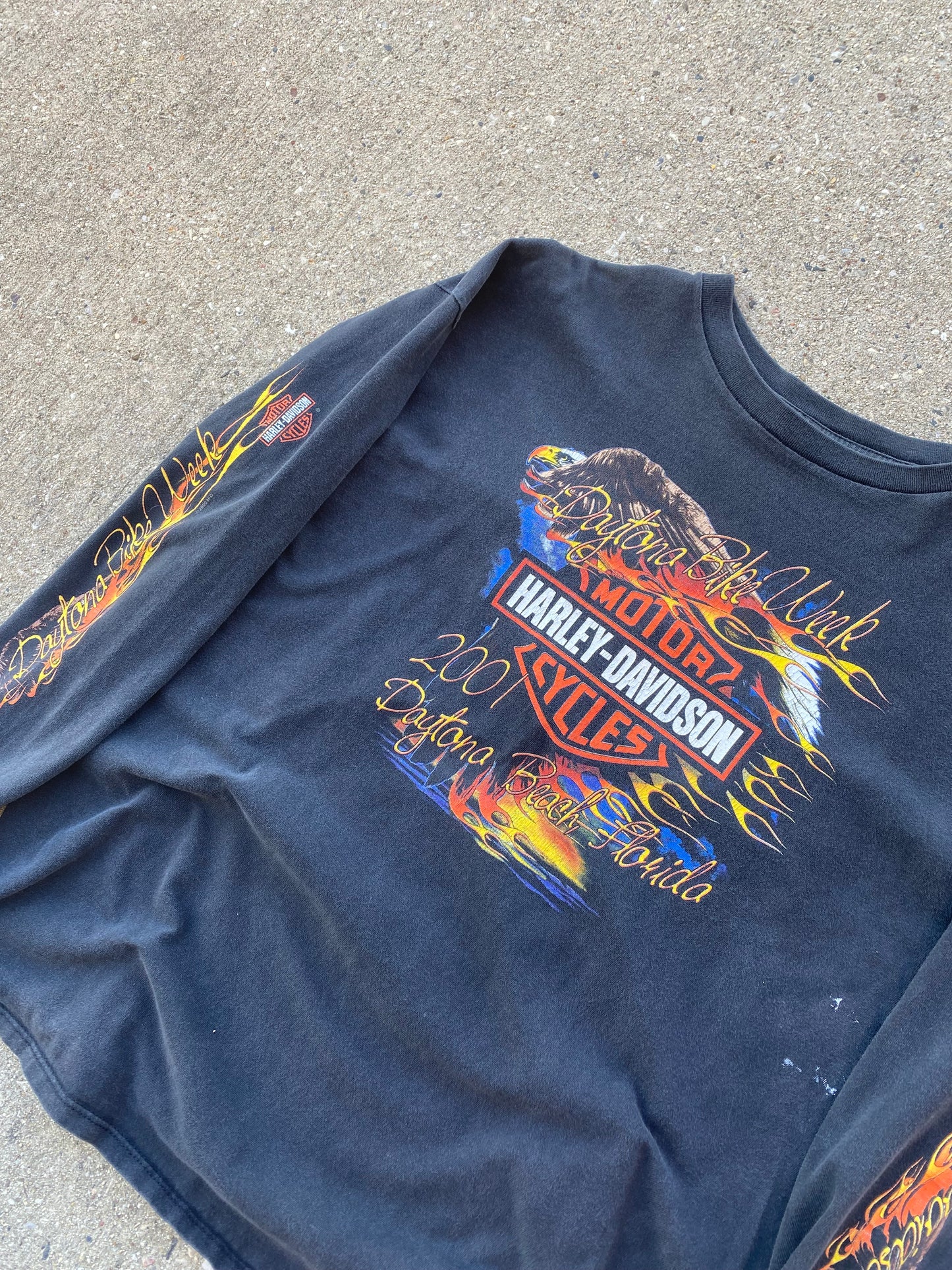 Vintage Harley Davidson 2001 Bike week shirt long sleeve size XXL