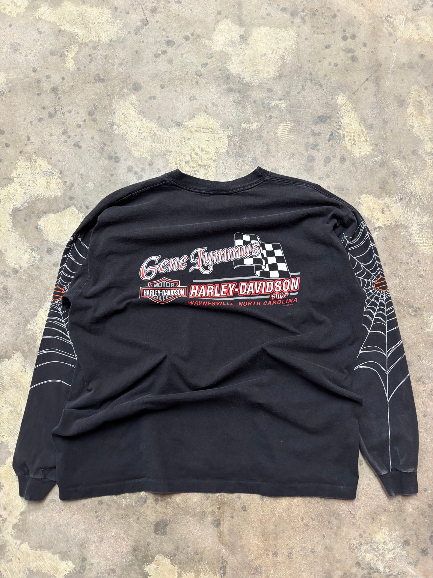 Vintage Harley Davidson spiderweb shirt size xl