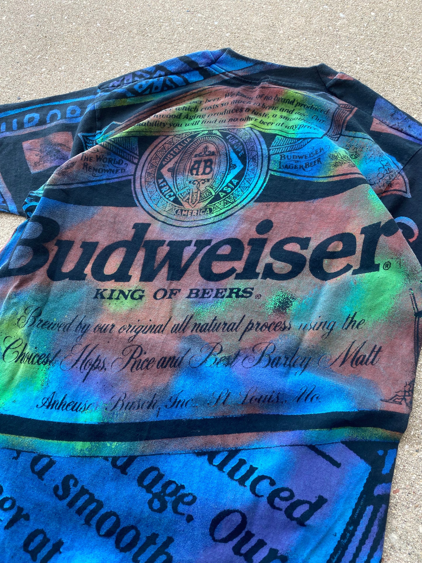 Vintage Budweiser Rainbow AOP