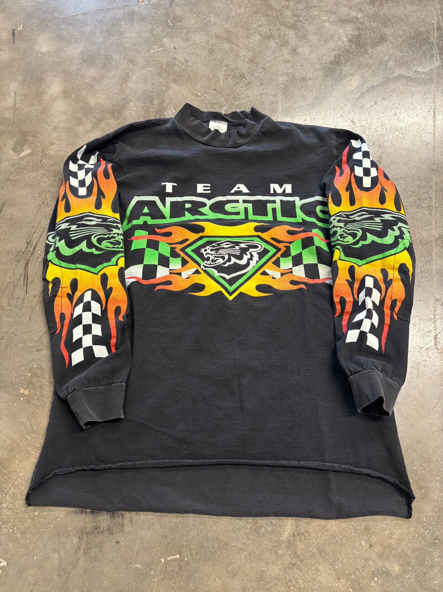 Vintage Artic Cat Flame long sleeve size XL