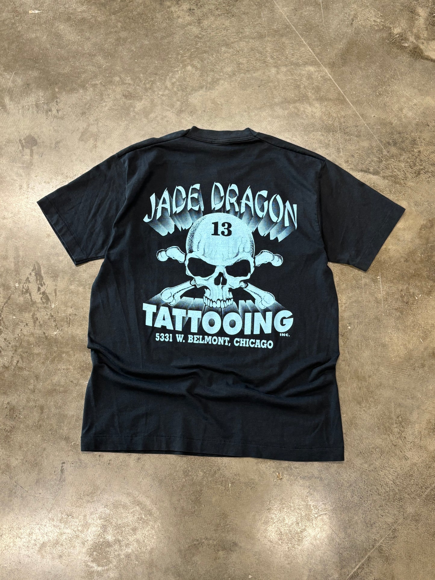 Vintage Jade Dragon Sweet Home Chicago shirt size large