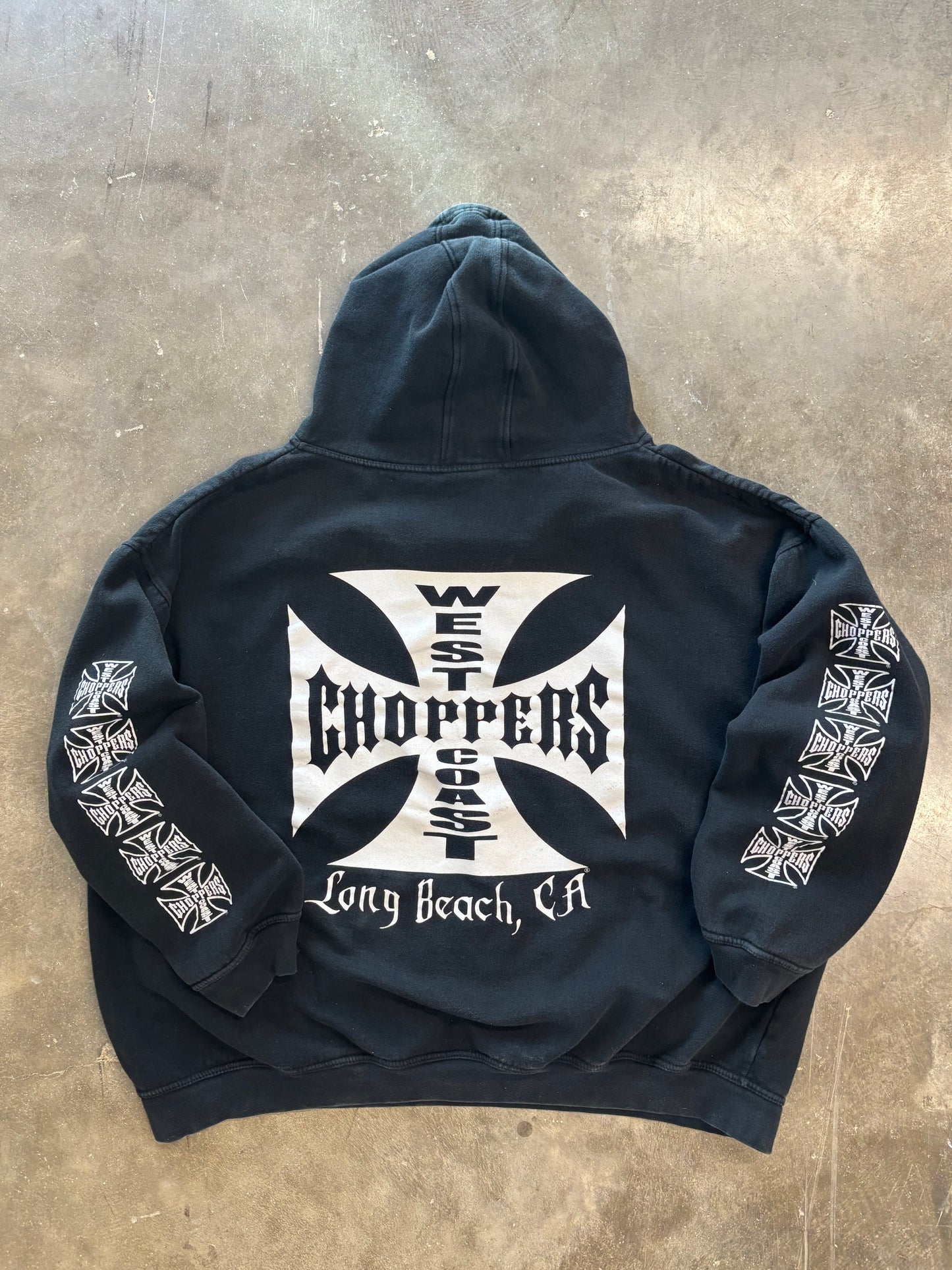 Vintage West Coast choppers hoodie size xxl