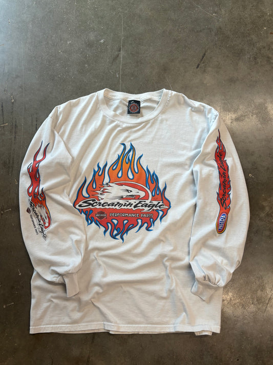 Vintage Harley Davidson Screaming Eagle long sleeve size xl