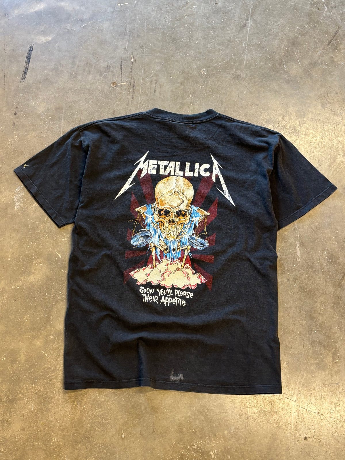 Vintage Metallica money scales Pushead Shirt size xl