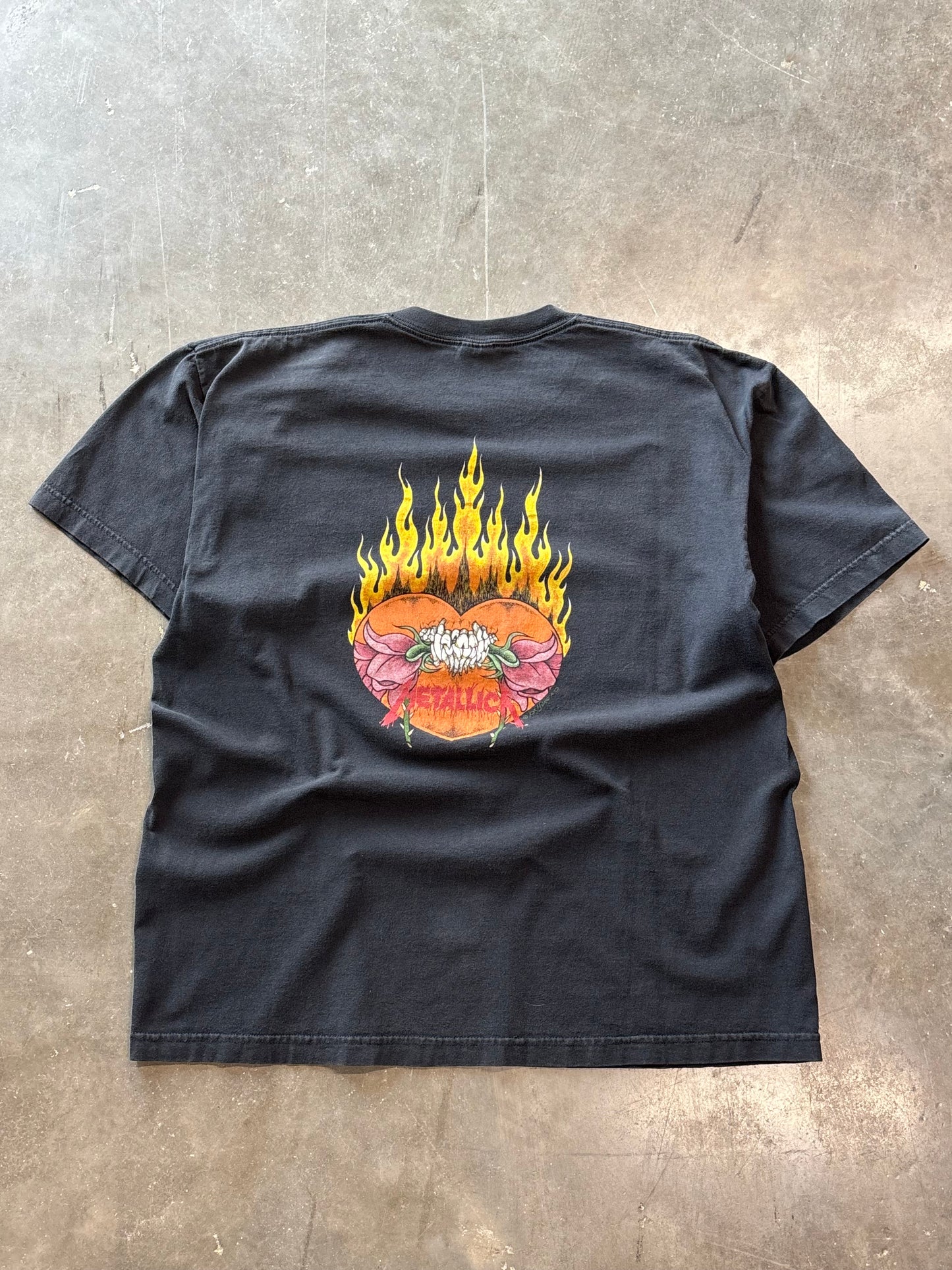 Vintage Metallica Flower Pushead size XL