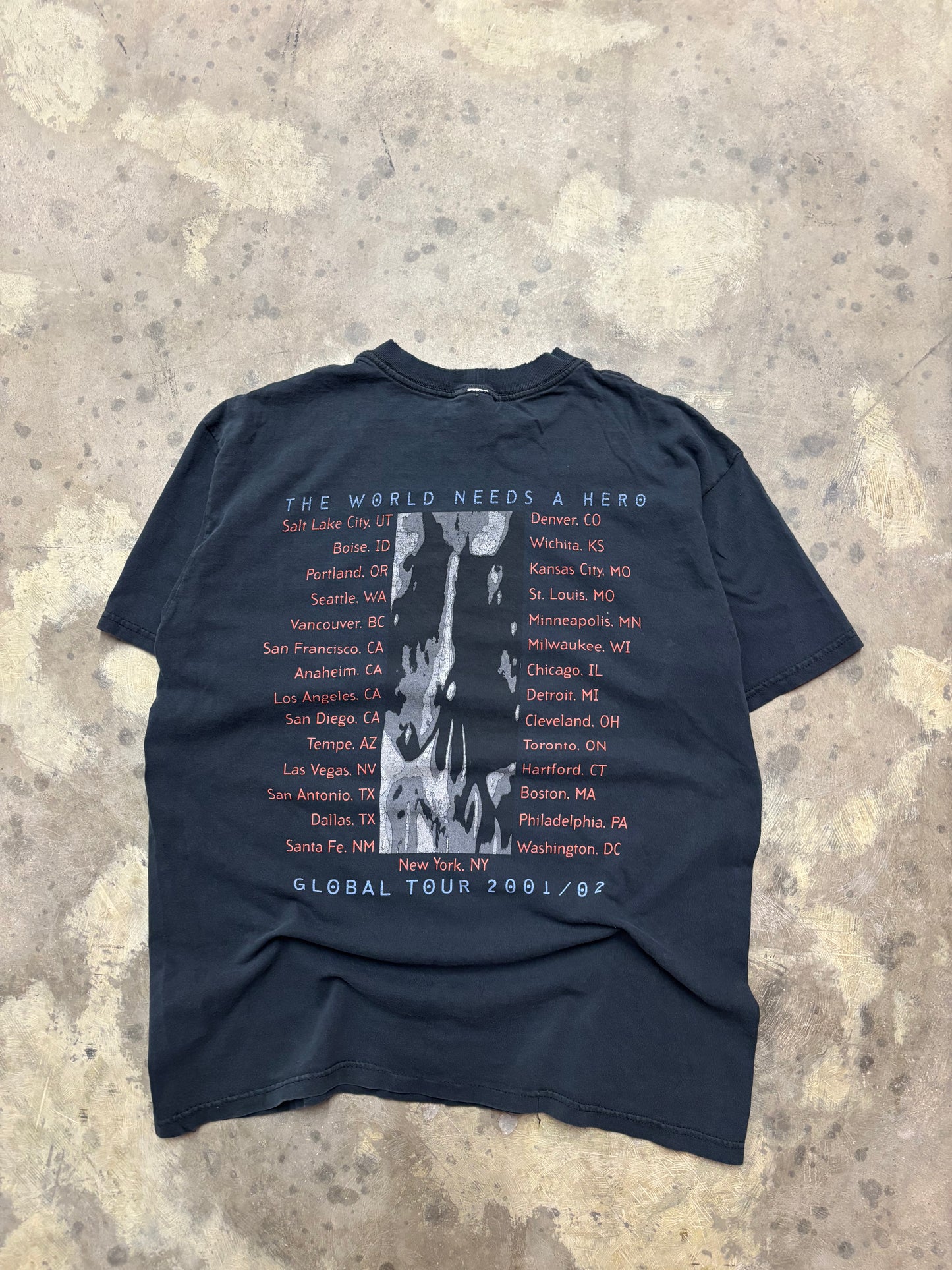 Vintage Megadeth Global Tour shirt size large