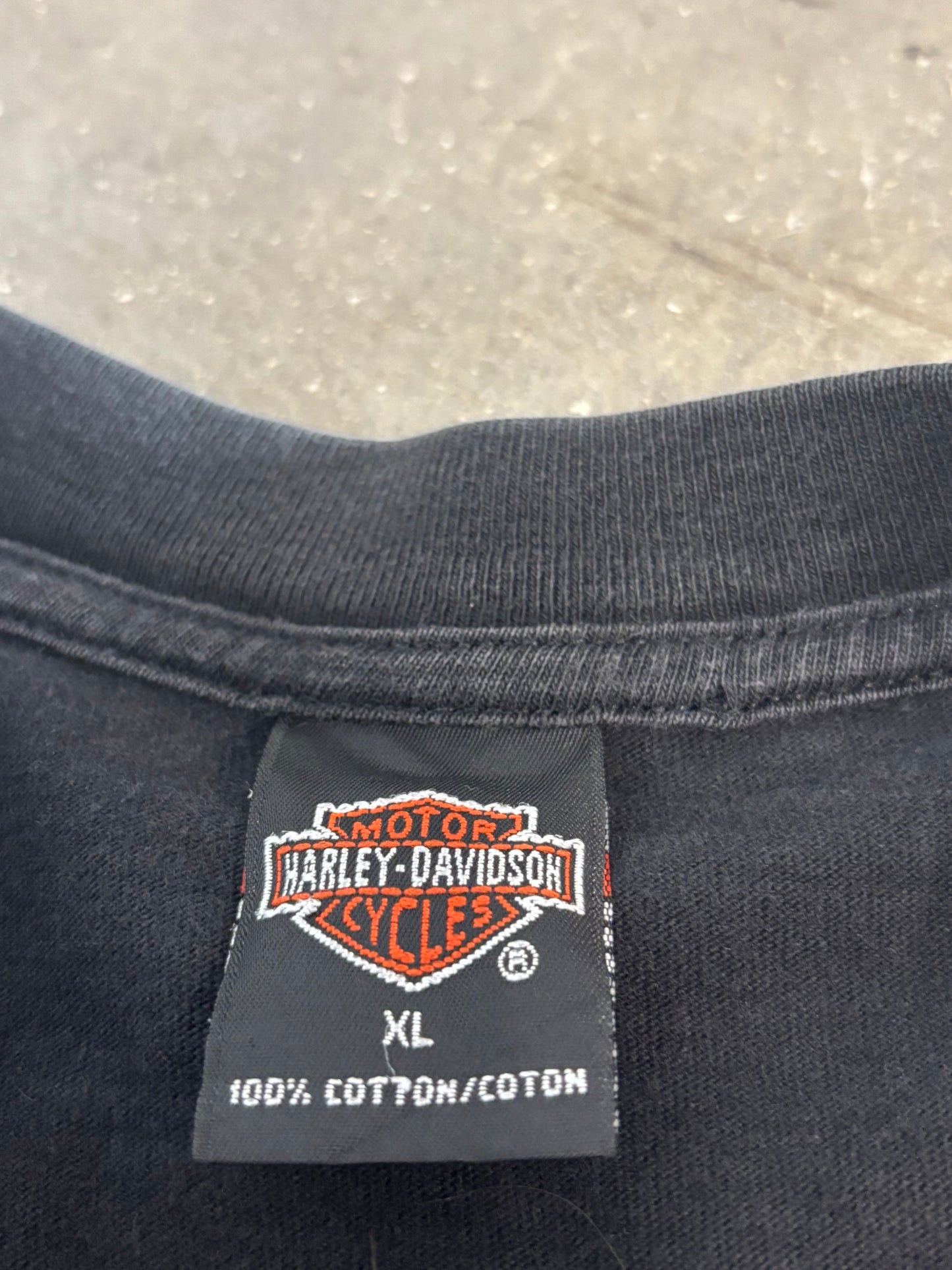 Vintage Harley Davidson midnight rider purple flame shirt size xl