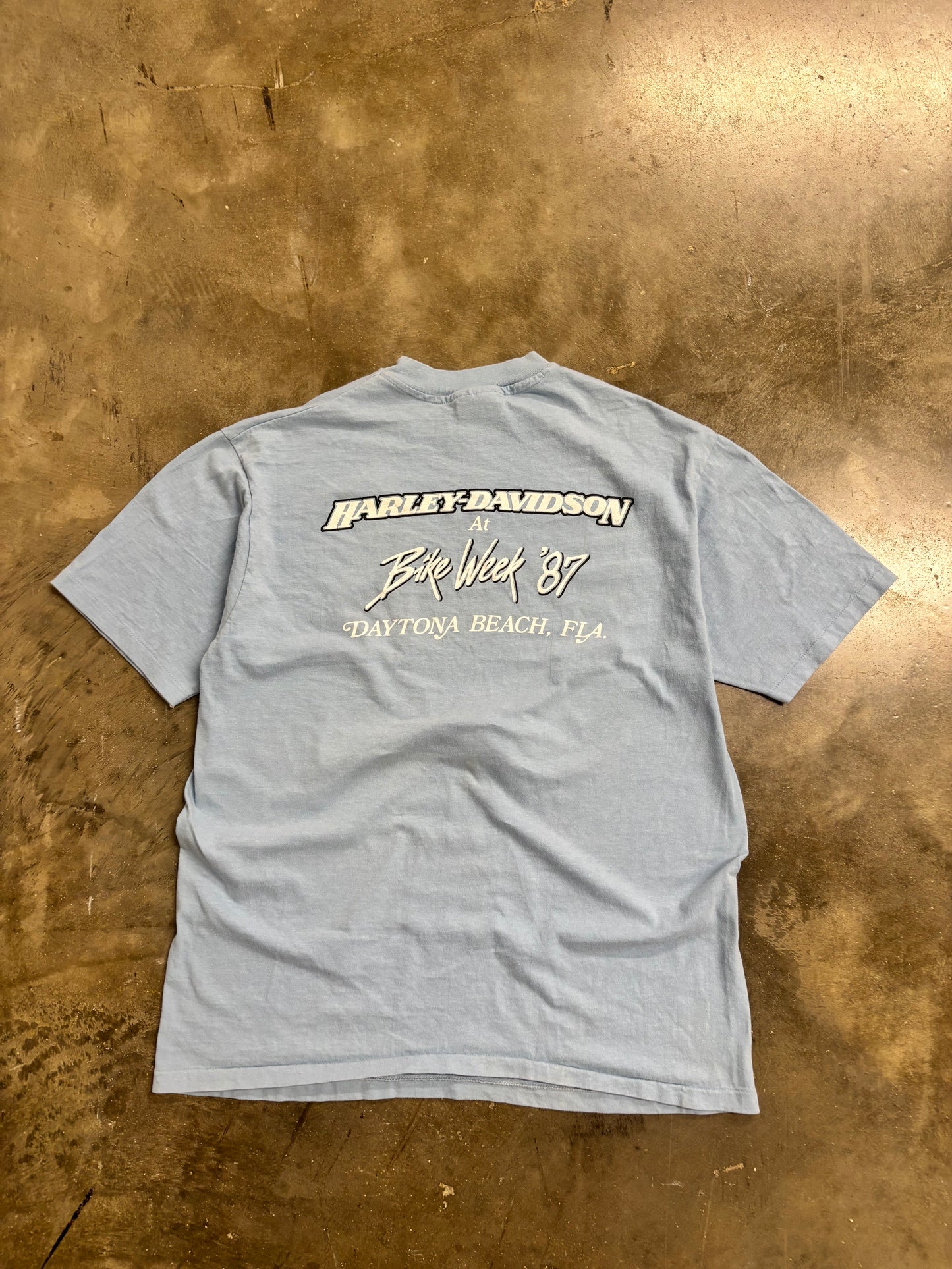 Vintage 80’s Harley Davidson Mermaid shirt size xl