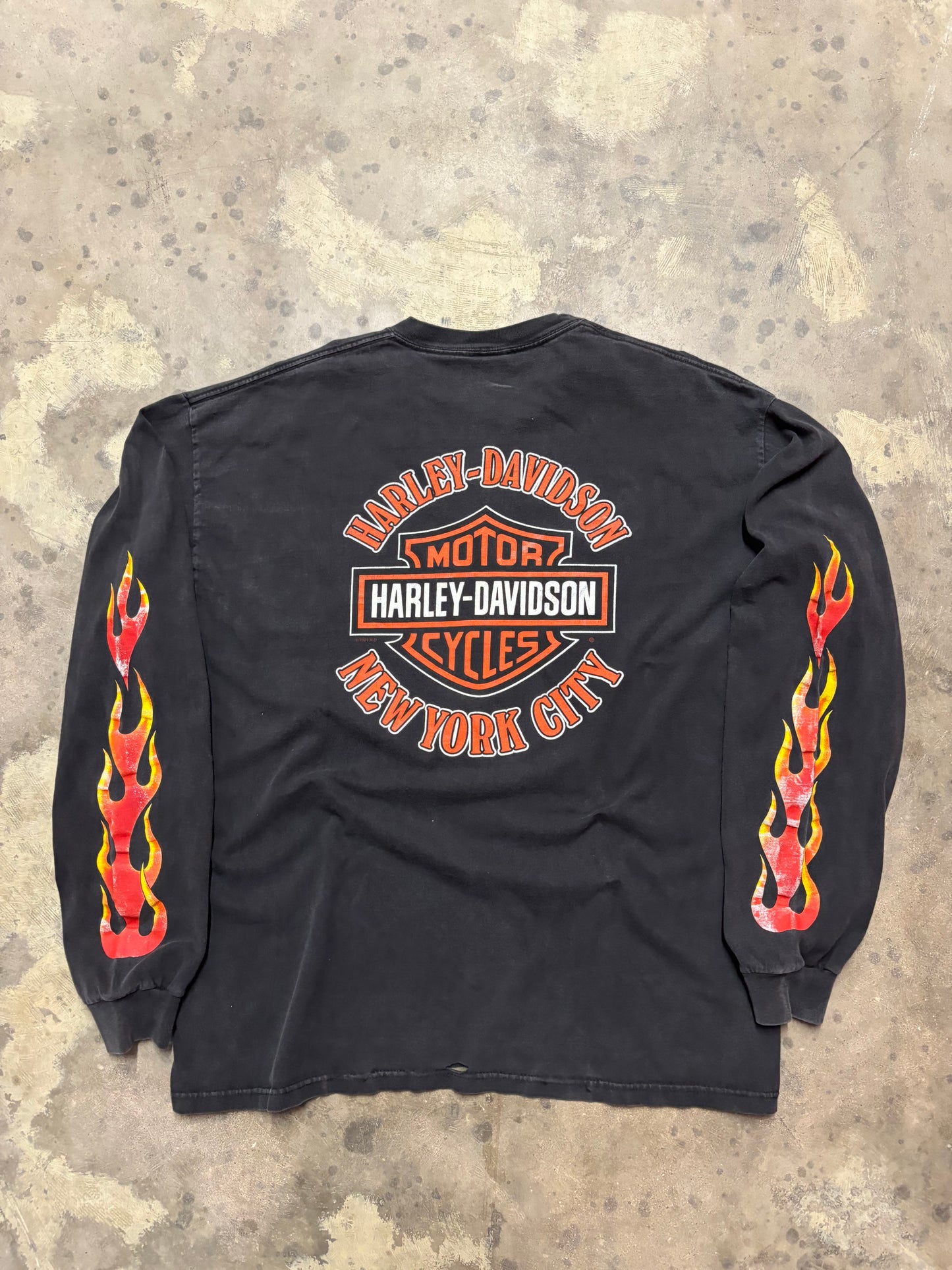 Vintage Harley Davidson Navsclone long sleeve shirt size XL