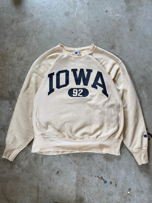 Vintage Champion Iowa Reverse weave sweatshirt Earth Tone Size XL