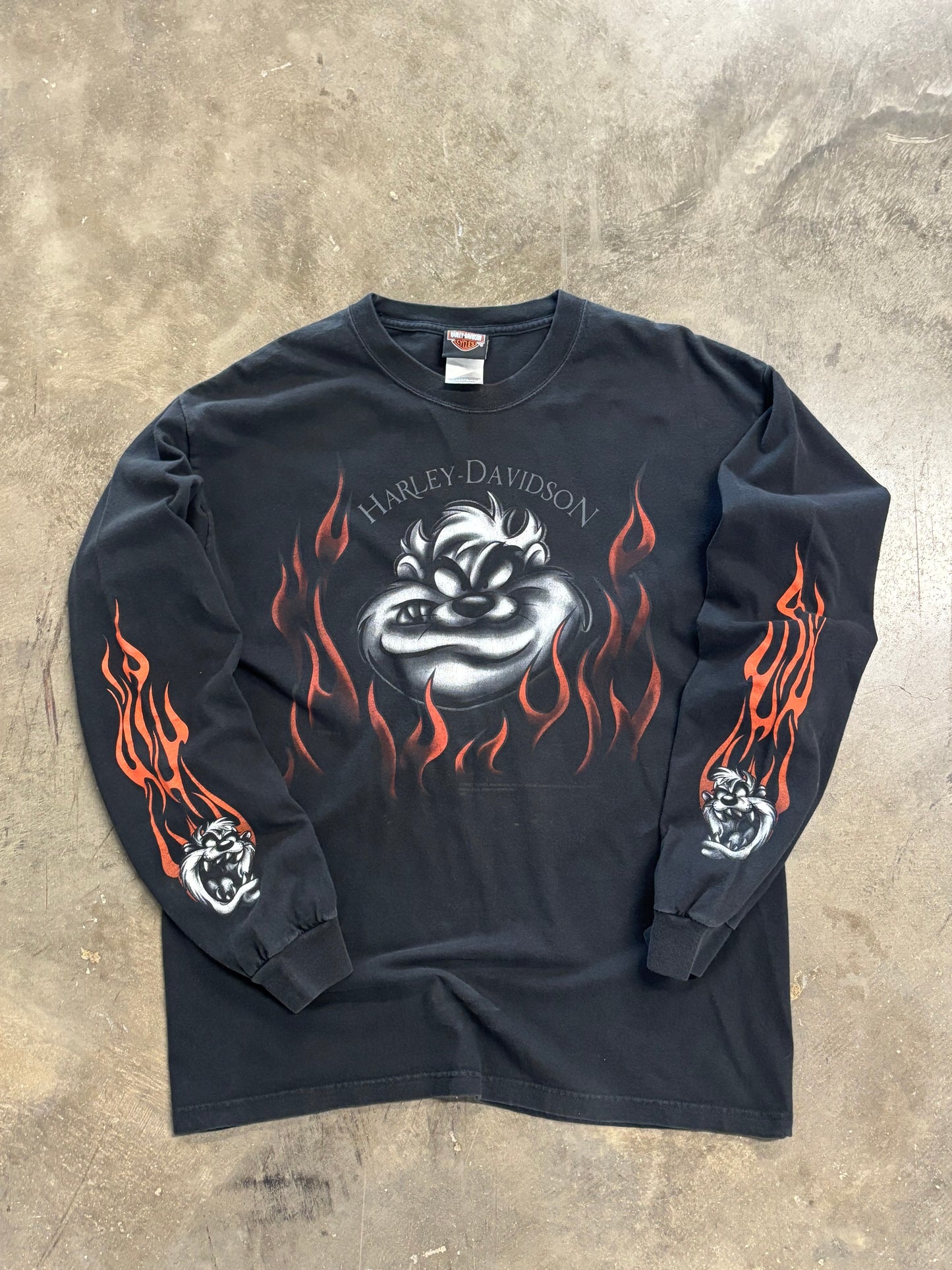 Vintage Taz Harley Davidson shirt size large