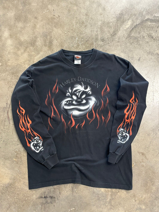 Vintage Taz Harley Davidson shirt size large
