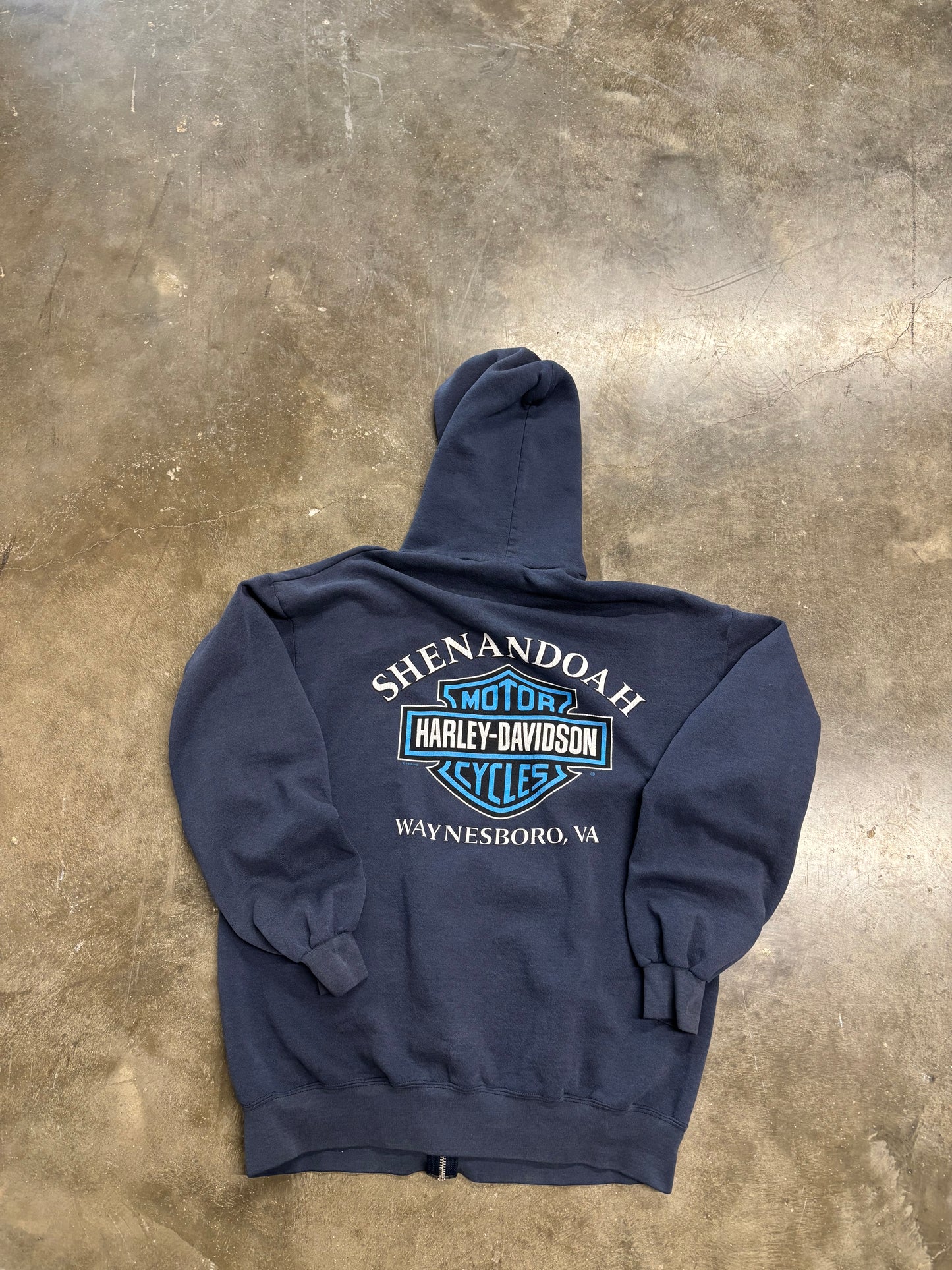 Vintage Harley Davidson wild one zip up hoodie size large