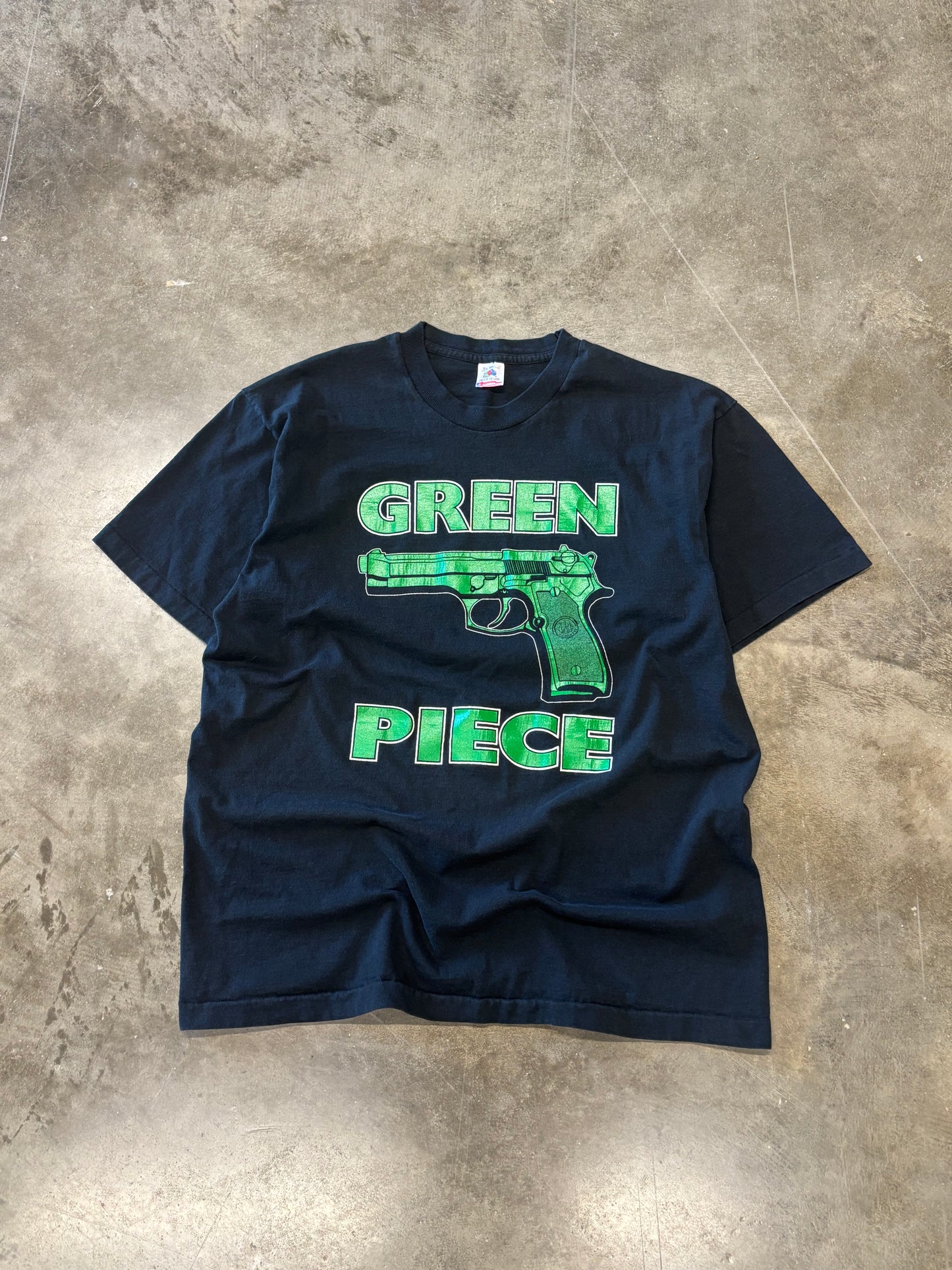 Vintage Green Piece shirt size XL