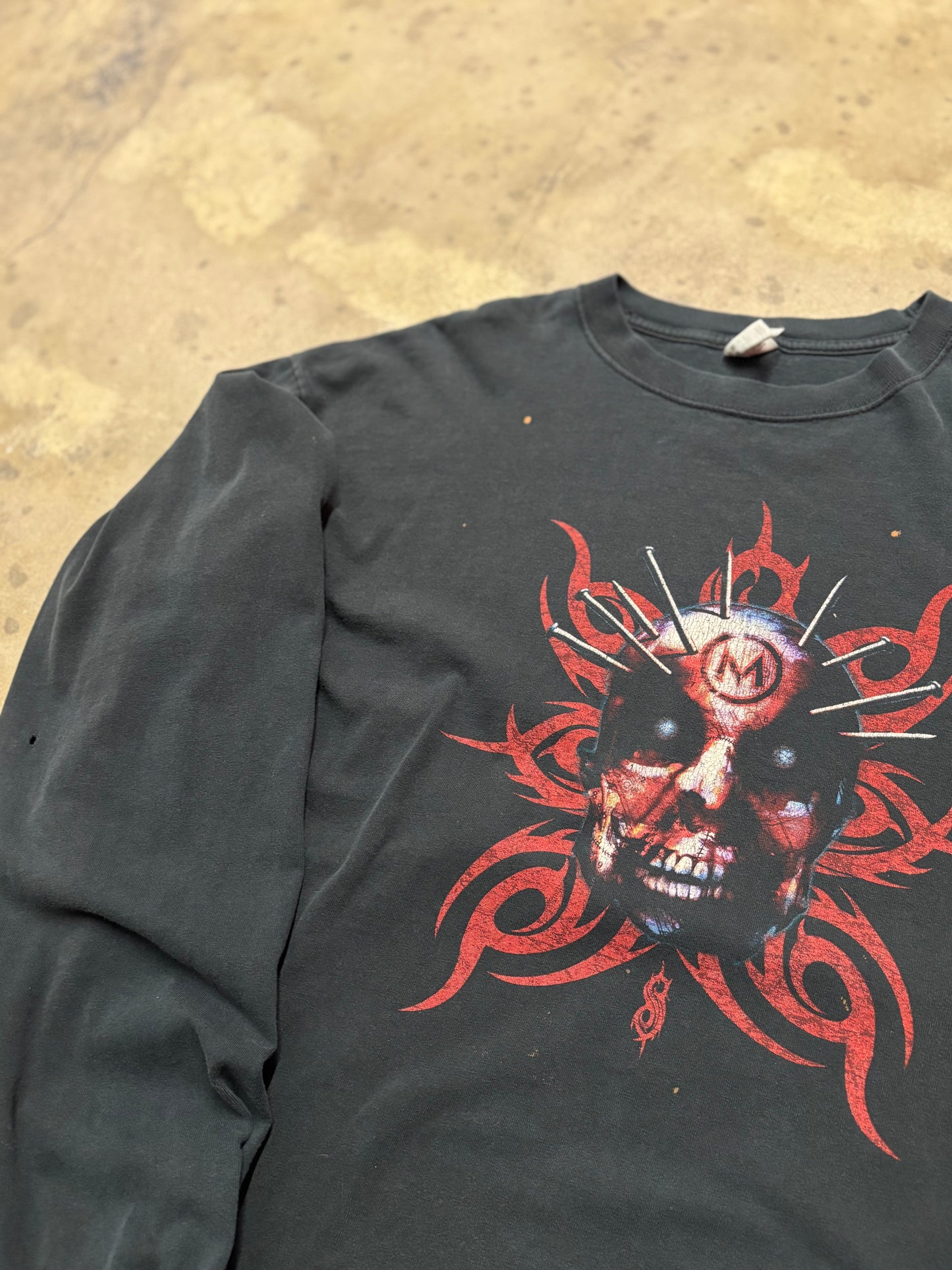 Vintage Slipknot nail head long sleeve shirt size XL