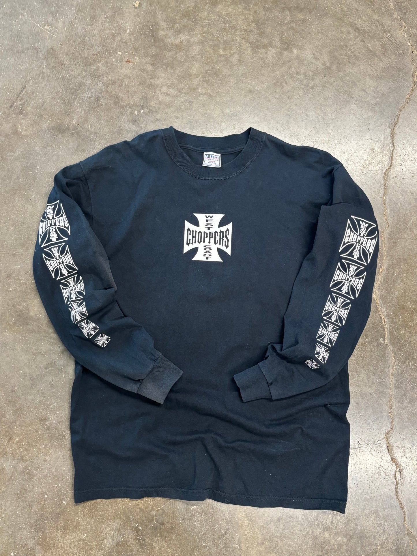Vintage WCC Iron Cross long sleeve size xl