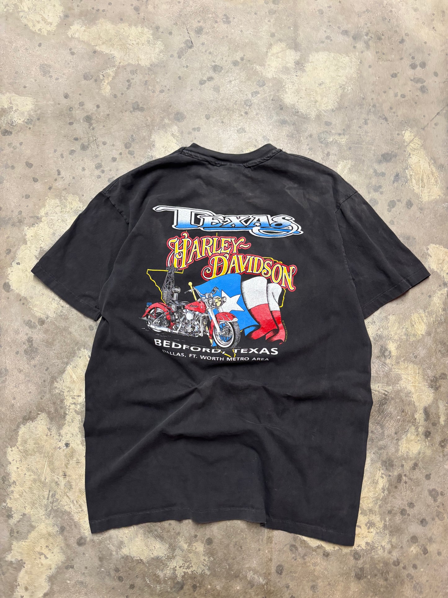 Vintage Harley Davidson screaming eagle faded shirt size extra large