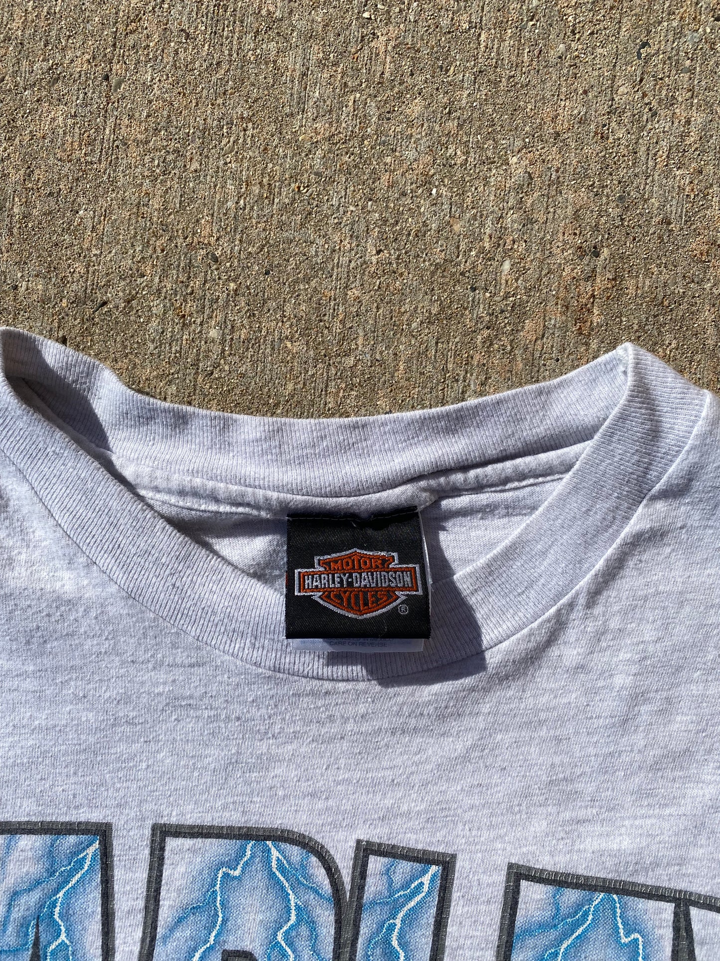 90’s Harley Davidson Lightning longsleeve Size large