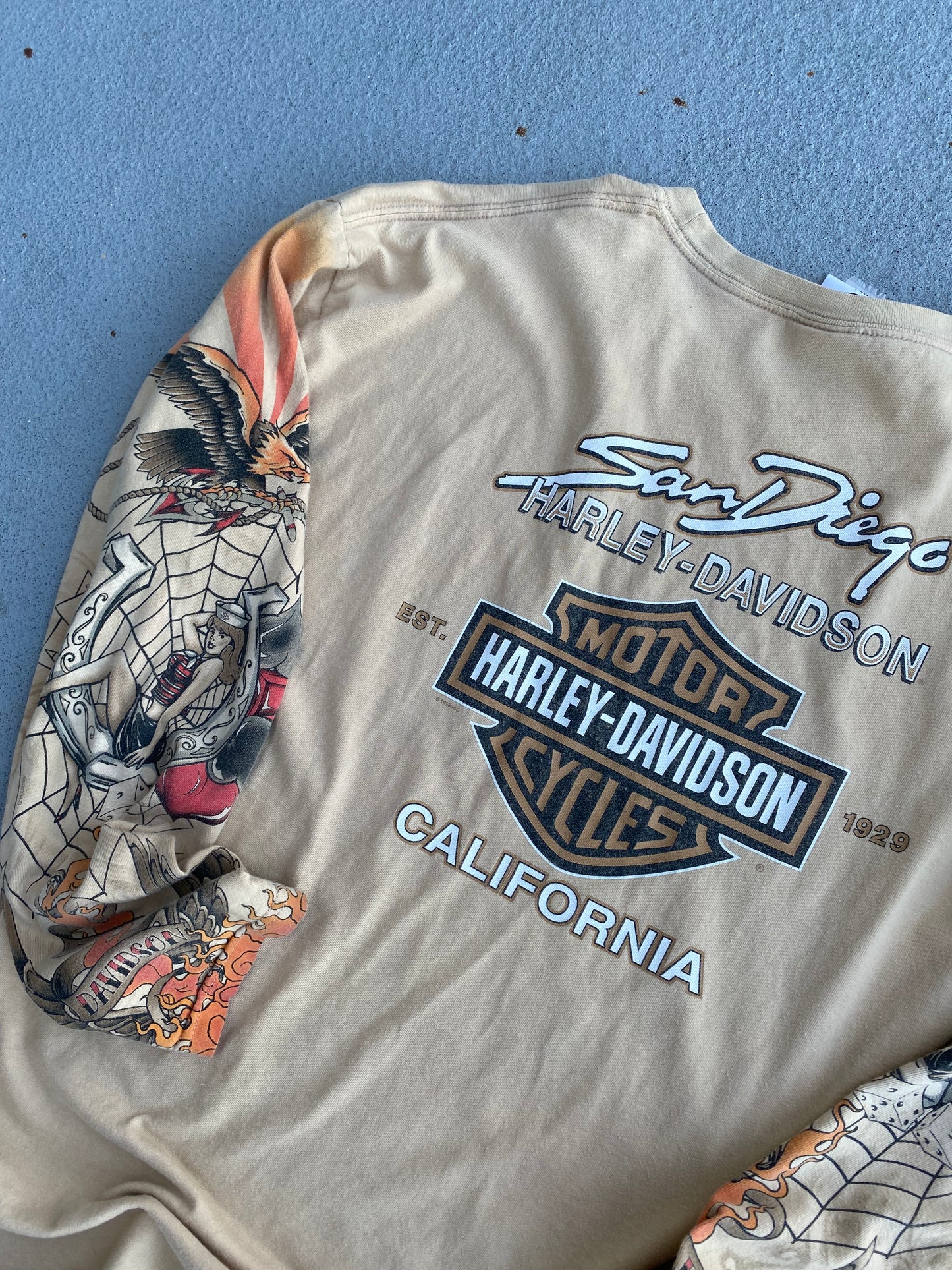 SIZE XL Harley Tattoo long sleeve shirt size XL Size XL Size XL