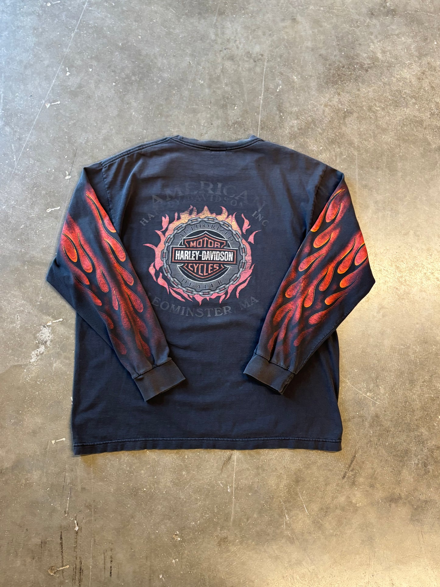 Vintage Harley Davidson inferno long sleeve size xl