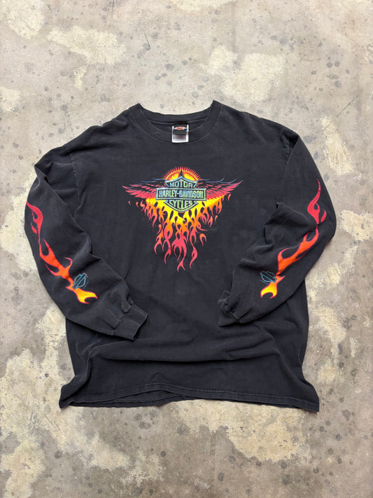 Vintage Harley Davidson big Rey long sleeve size extra large