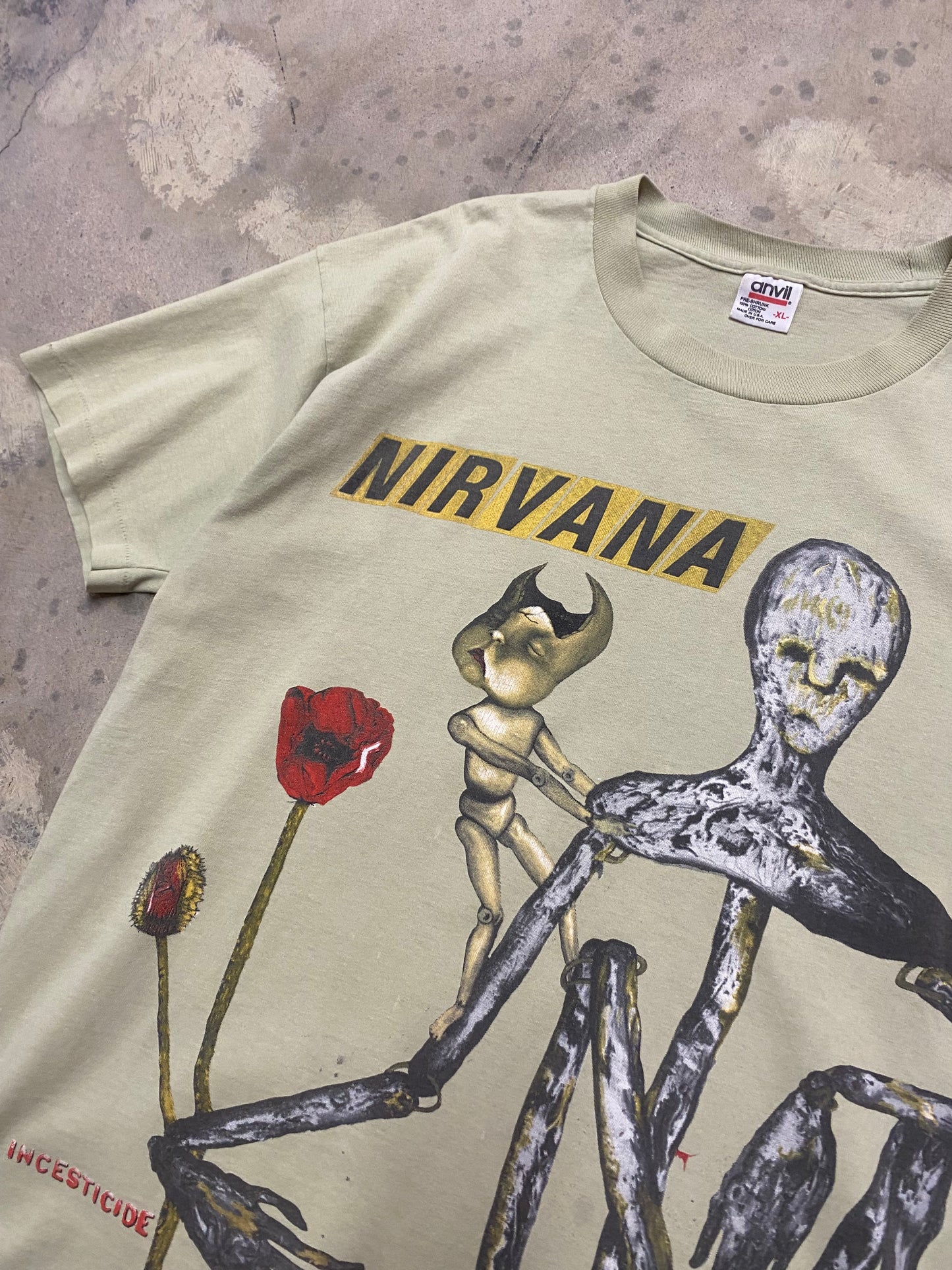 Vintage Nirvana Incesticide shirt size extra large