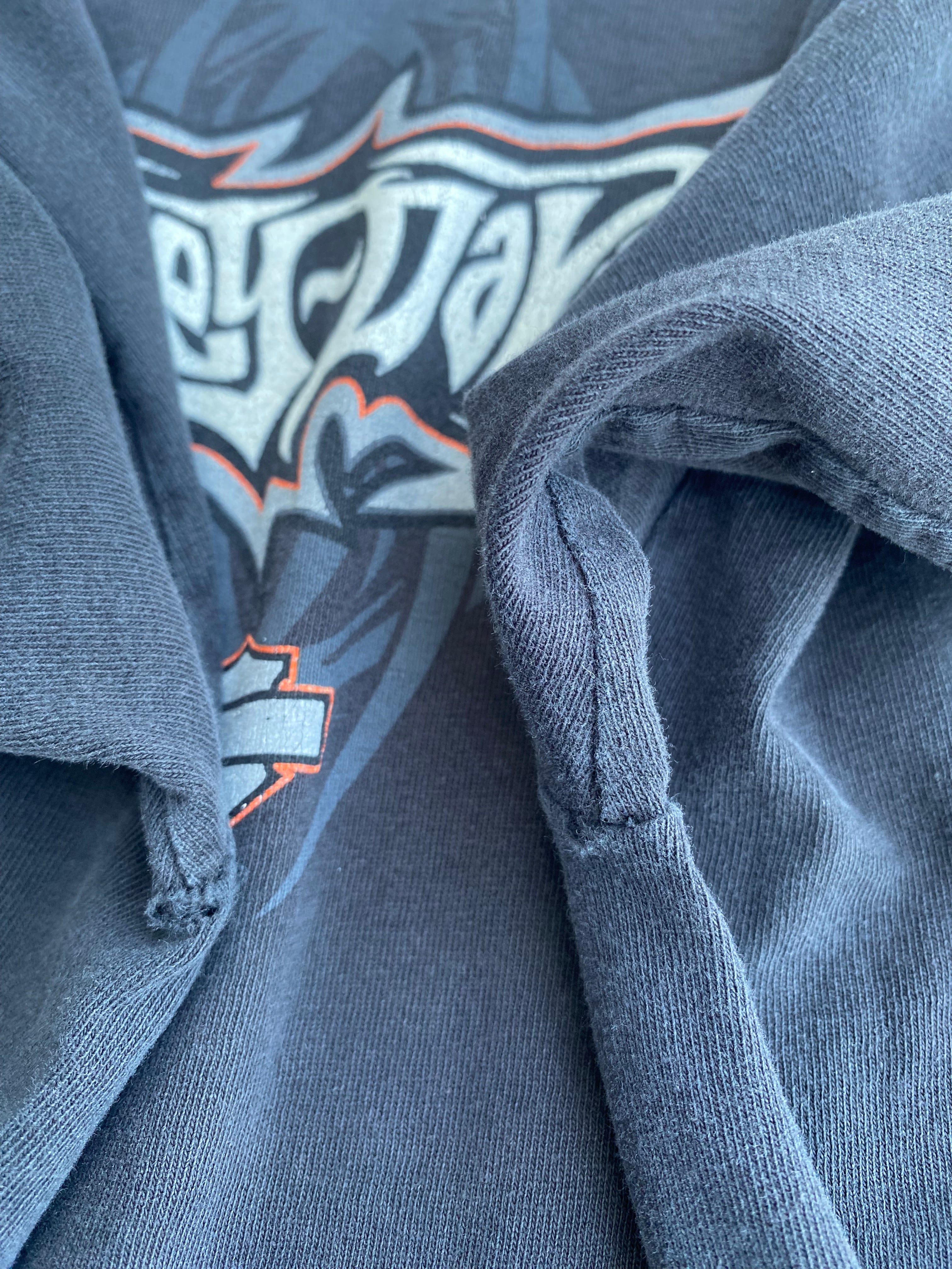 Harley-Davidson スパイダー　long sleeve Vintage Harley Davidson Spider Web long sleeve shirt size