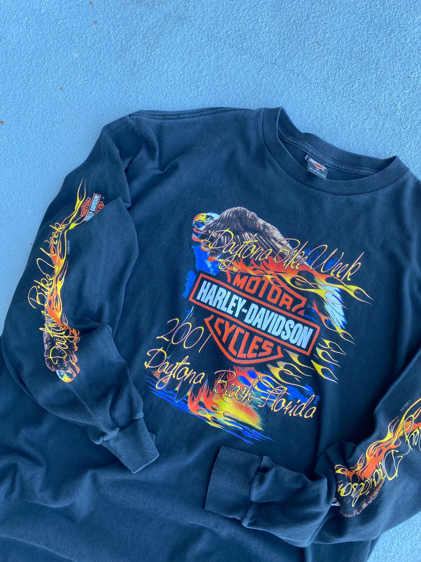Vintage Daytona Beach Harley Long sleeve size XXL