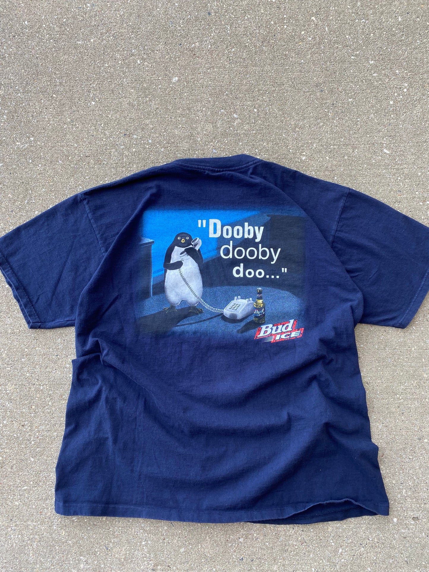 Vintage Bud Ice Penguin shirt Size XL