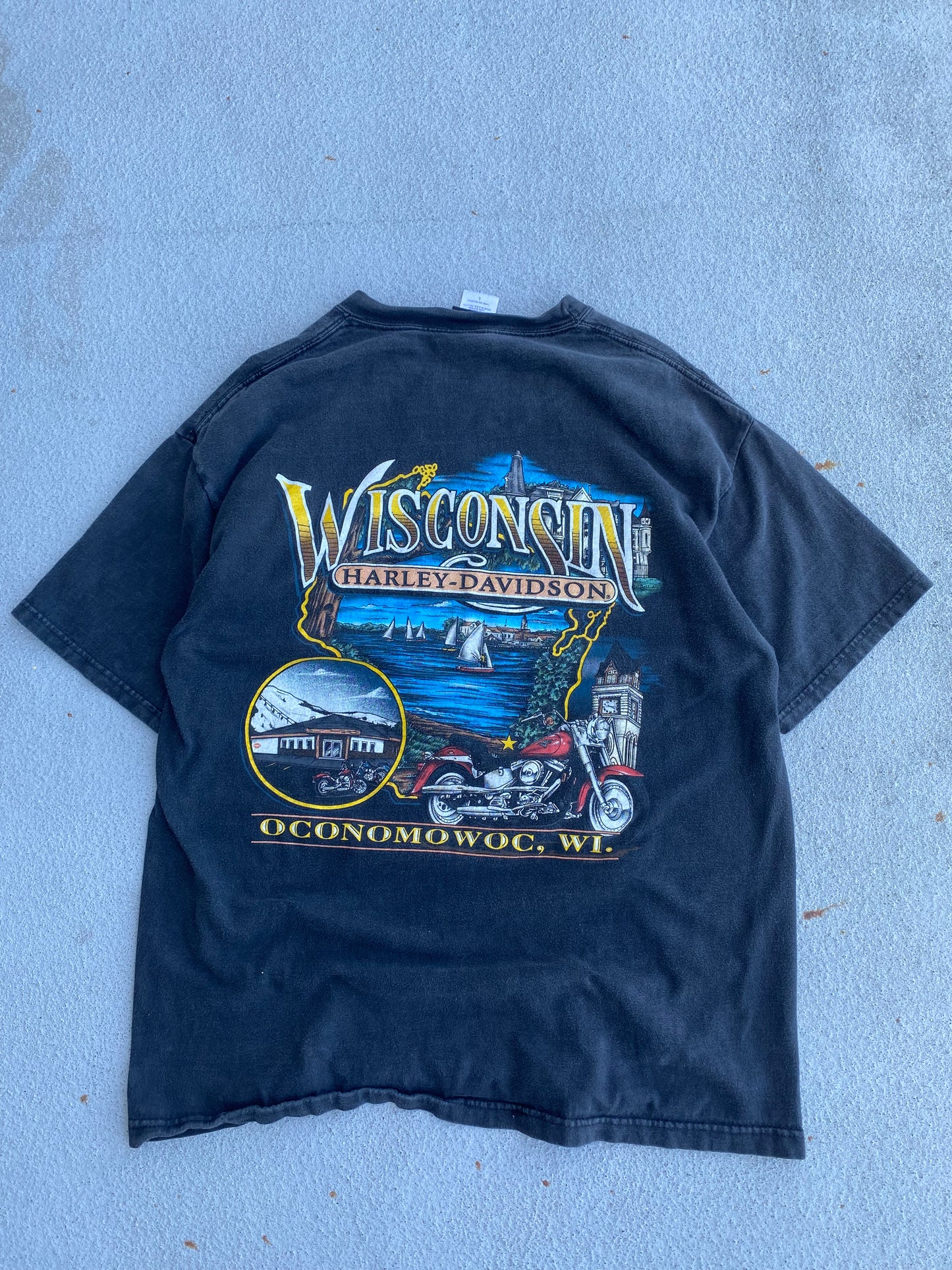 Vintage Harley The New revolution shirt Size Large