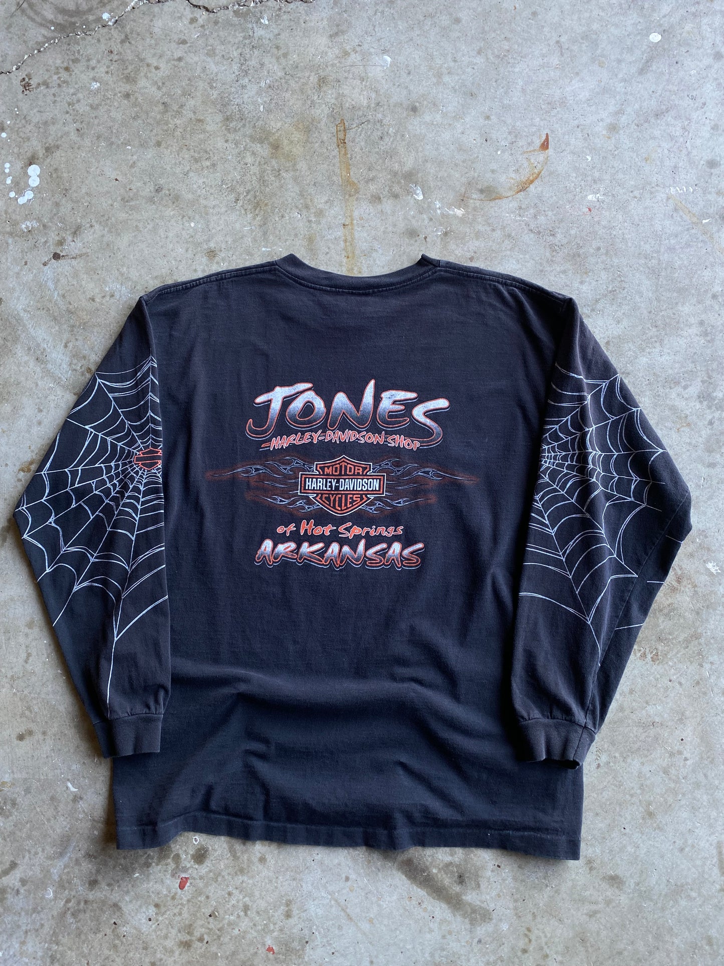 Vintage Harley Davidson Spider Web long sleeve size extra large shirt