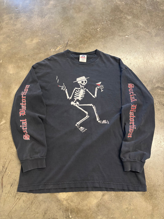 Vintage Social Disortion long sleeve size xl
