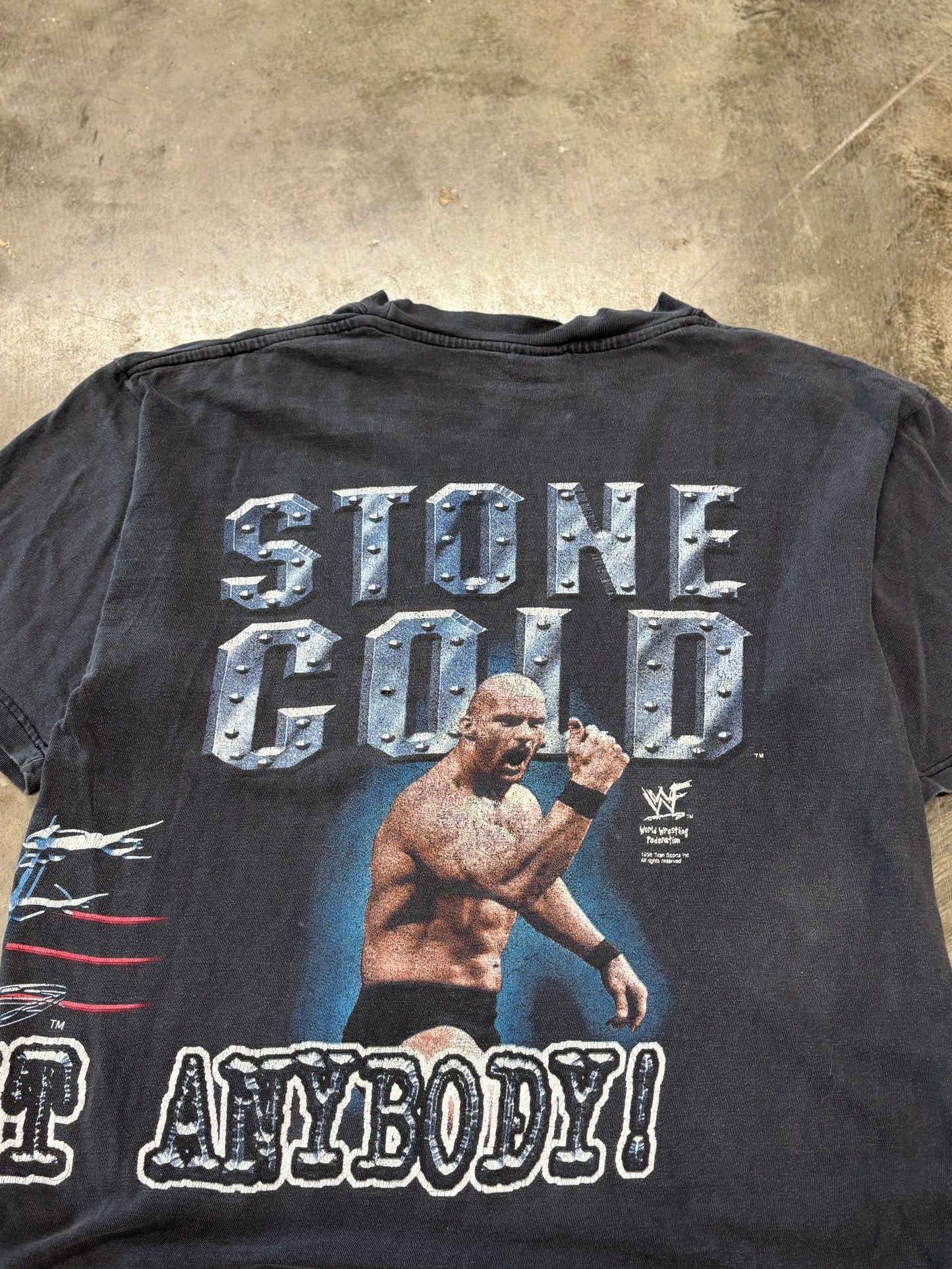 Vintage Faded Stone Cold shirt size large