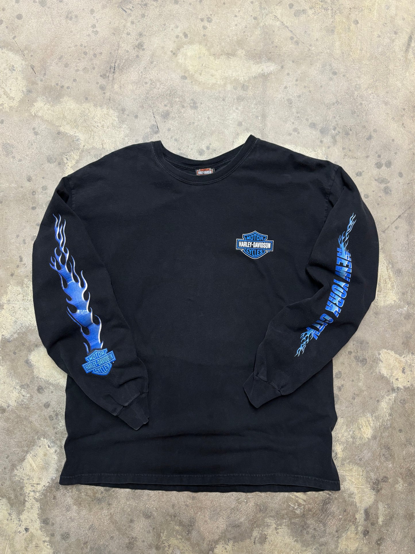 Vintage Harley Davidson NYC long sleeve size large