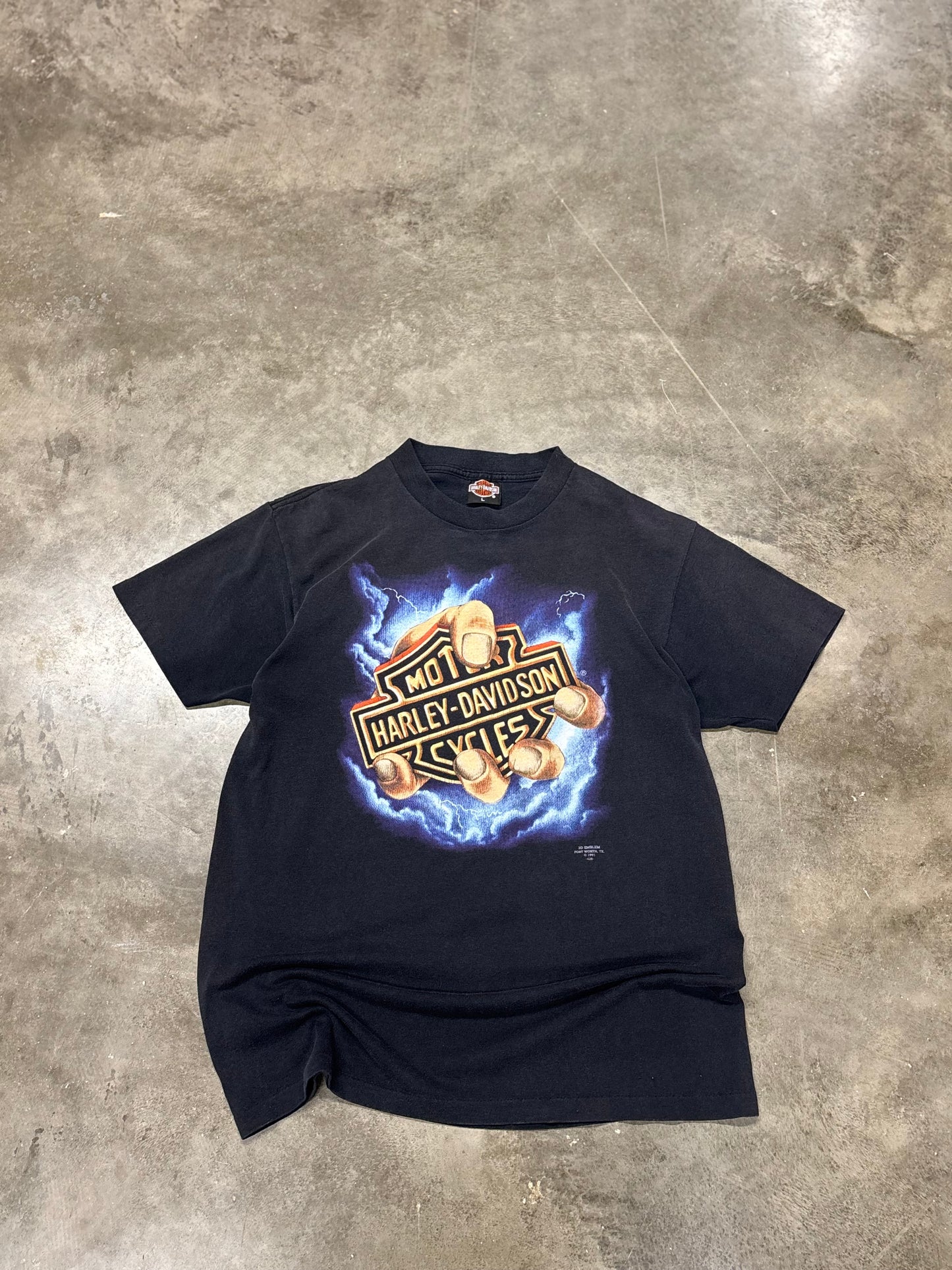 Vintage Harley Davidson Hand of god shirt size large