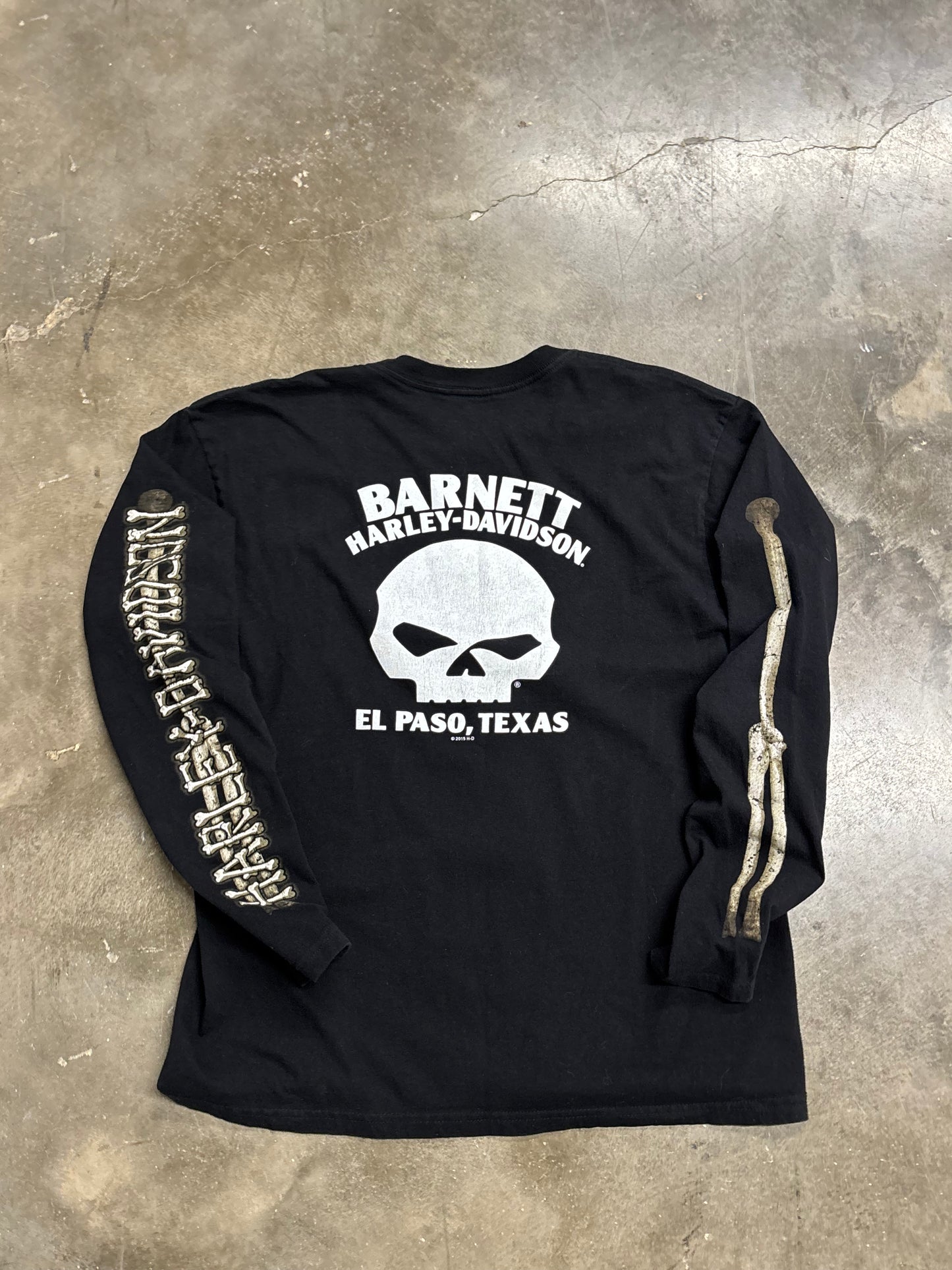 Harley Davidson Ribcage long sleeve size large