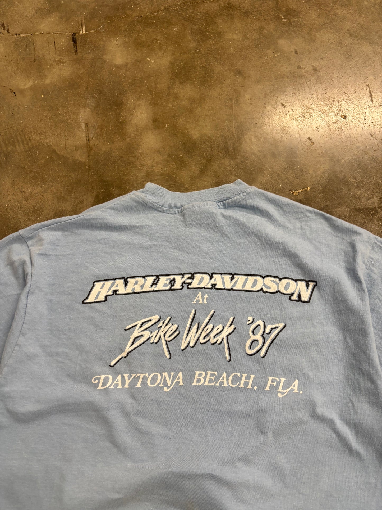 Vintage 80’s Harley Davidson Mermaid shirt size xl