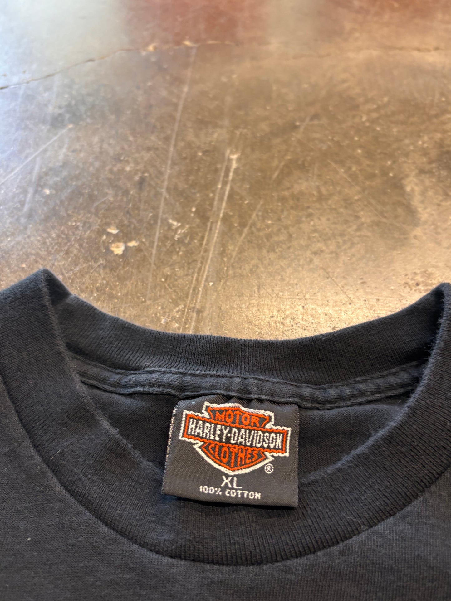 Vintage Harley Davidson Flame ball shirt size xl