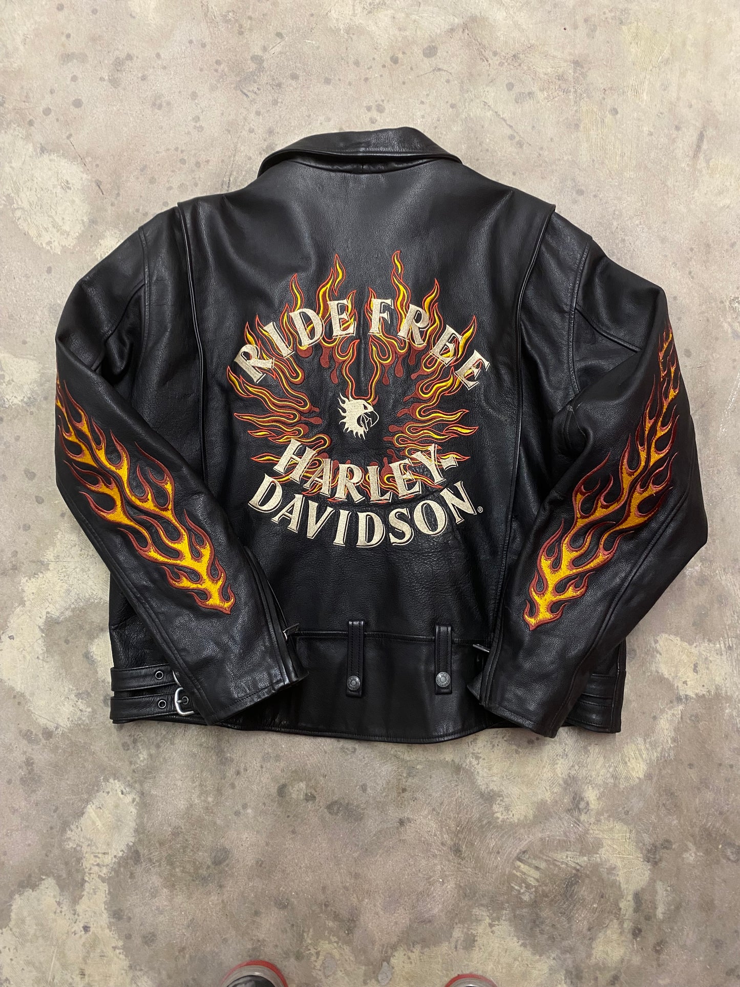 Vintage Harley Davidson Leather Jacket size xxl