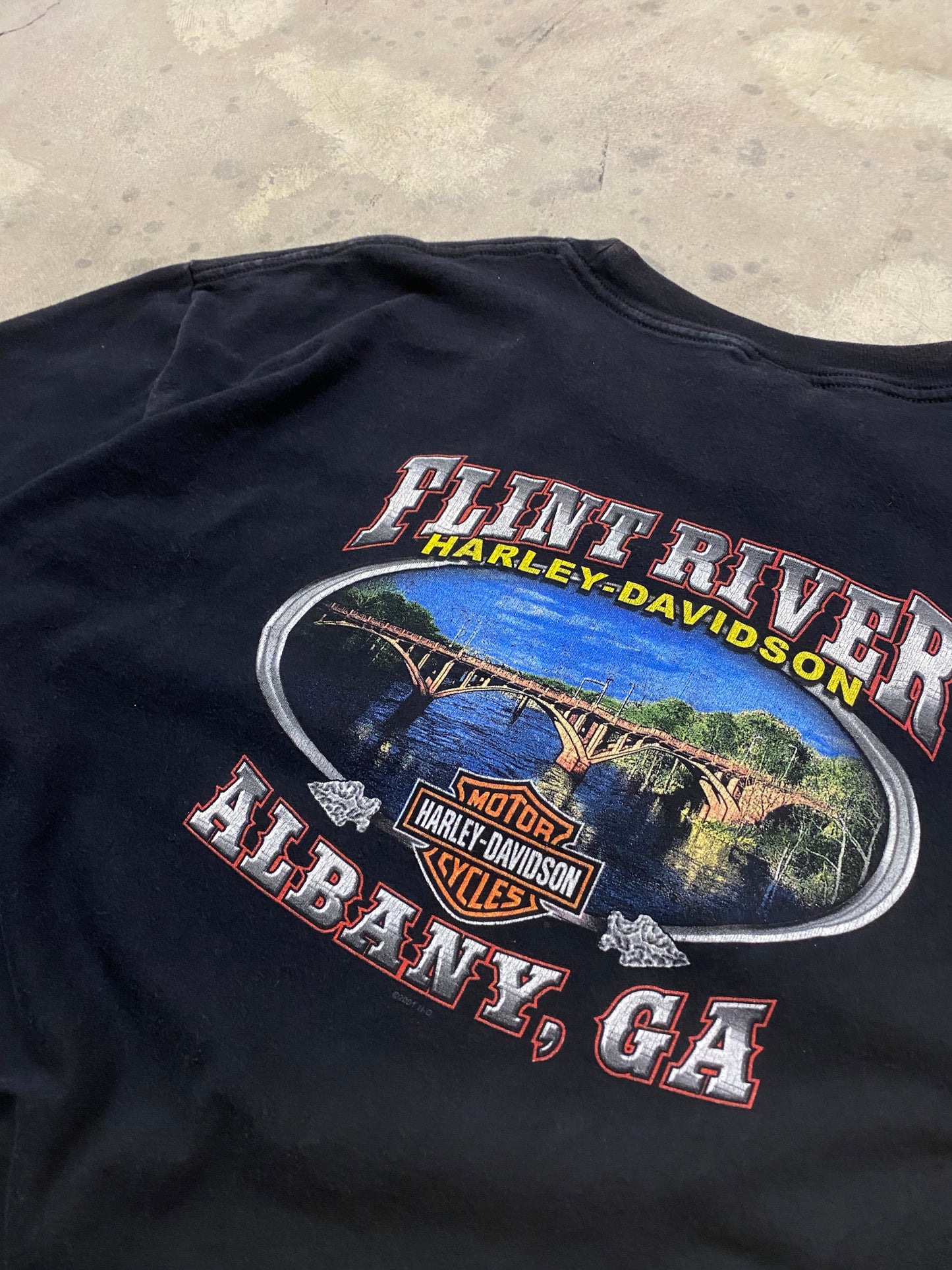 Vintage Harley Davidson Lightning Eagle shirt size XXL