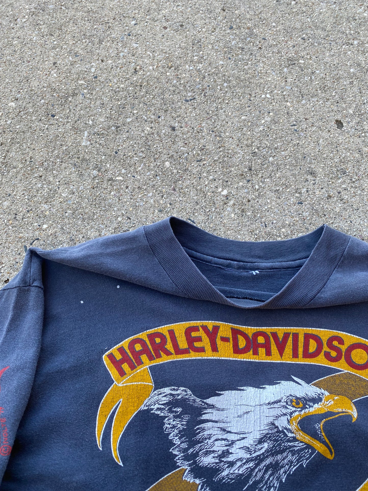 Vintage Early 80’s Harley Davidson Screaming Eagle long sleeve shirt fits large