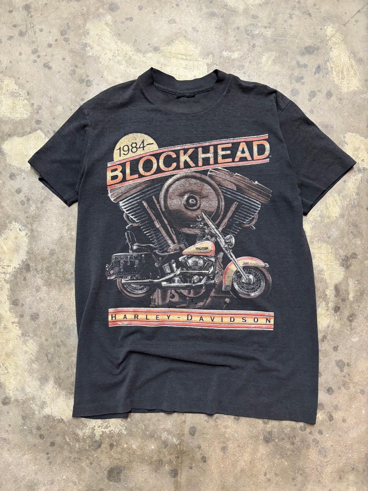 Vintage Harley Davidson Blockhead shirt size medium