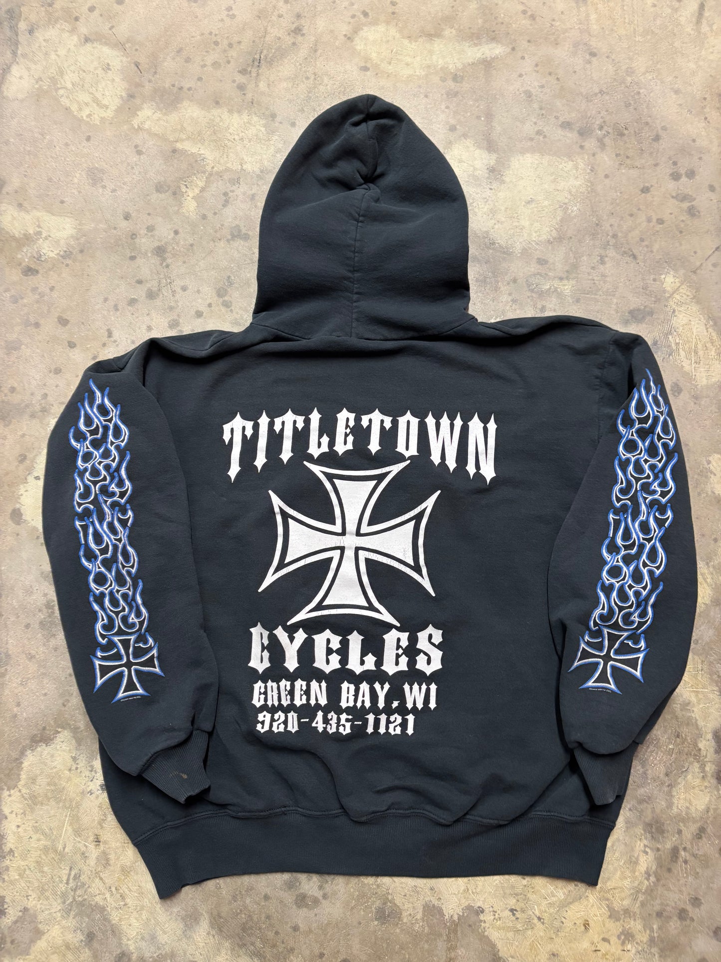Vintage Chopper long sleeve hoodie size XL