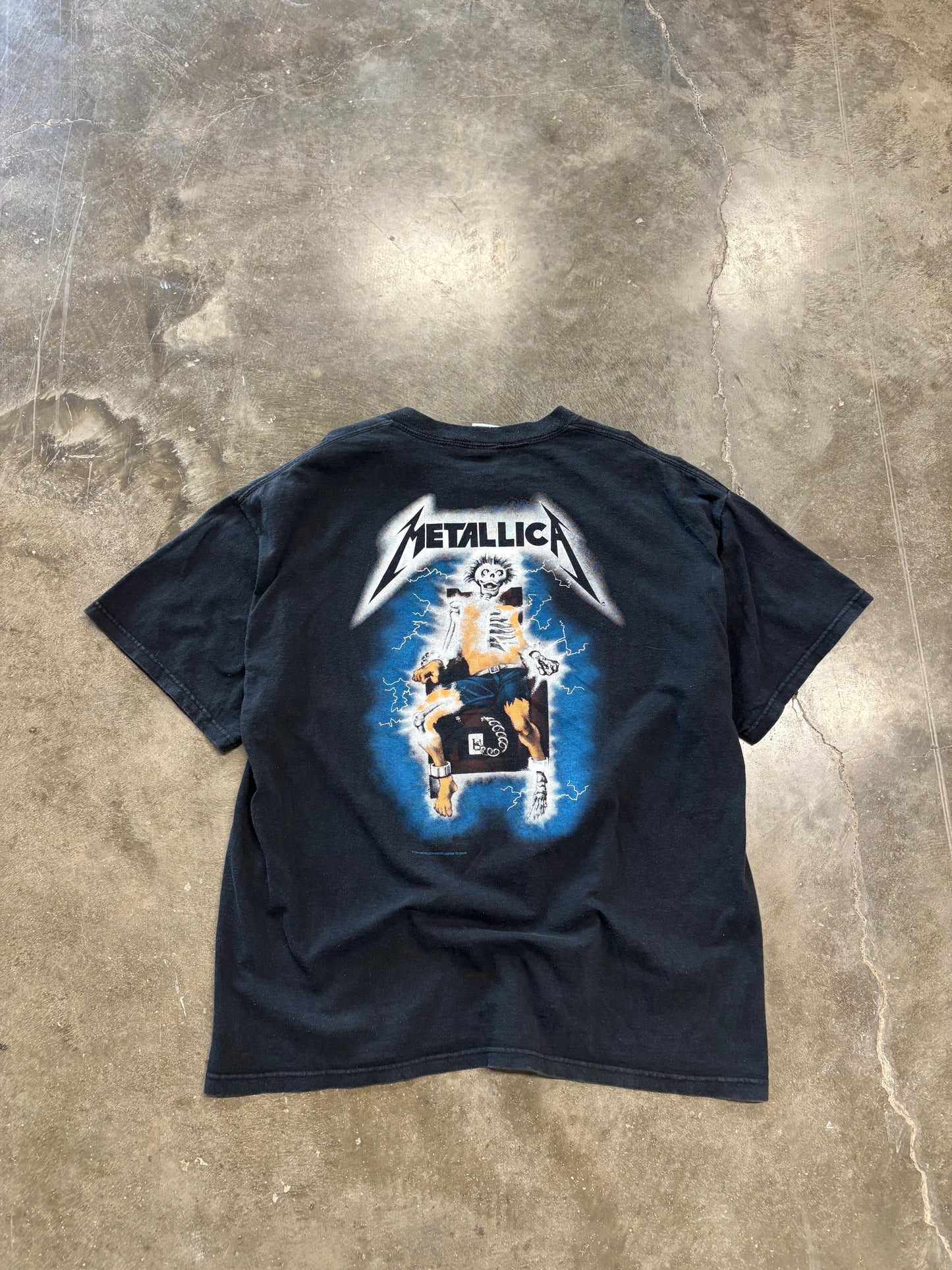 Vintage Metallica Ride the Lightning shirt size xl